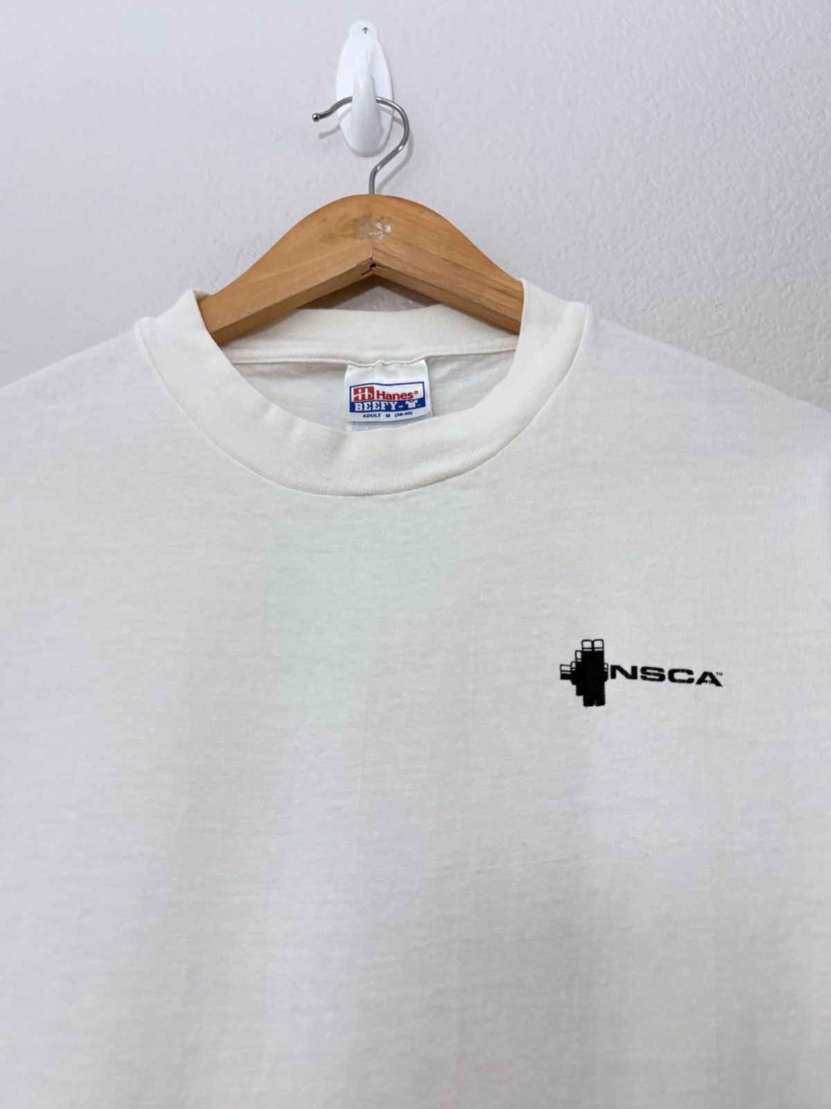 Vintage 90’s NSCA Vintage Fitness Tee Shirt Size US M / EU 48-50 / 2 - 4 Thumbnail
