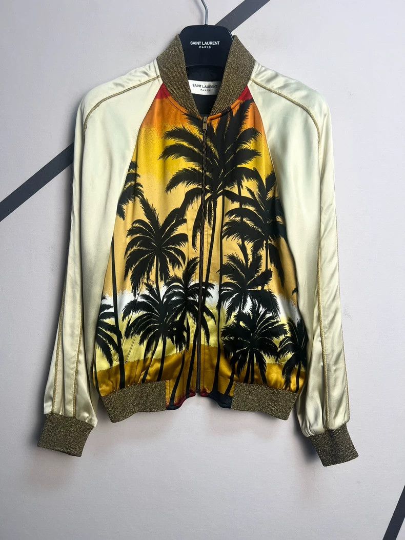 Saint Laurent Paris Saint Laurent Paris Coconut Silk Jacket for Spring/Summer Size XS / US 0-2 / IT 36-38 - 1 Thumbnail
