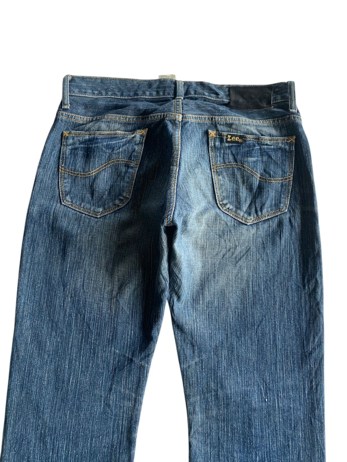 Lee FLARE LEE RIDERS RUSTY JAPANESE PUNK STYLE DISTRESSED DENIM Size US 31 - 7 Thumbnail