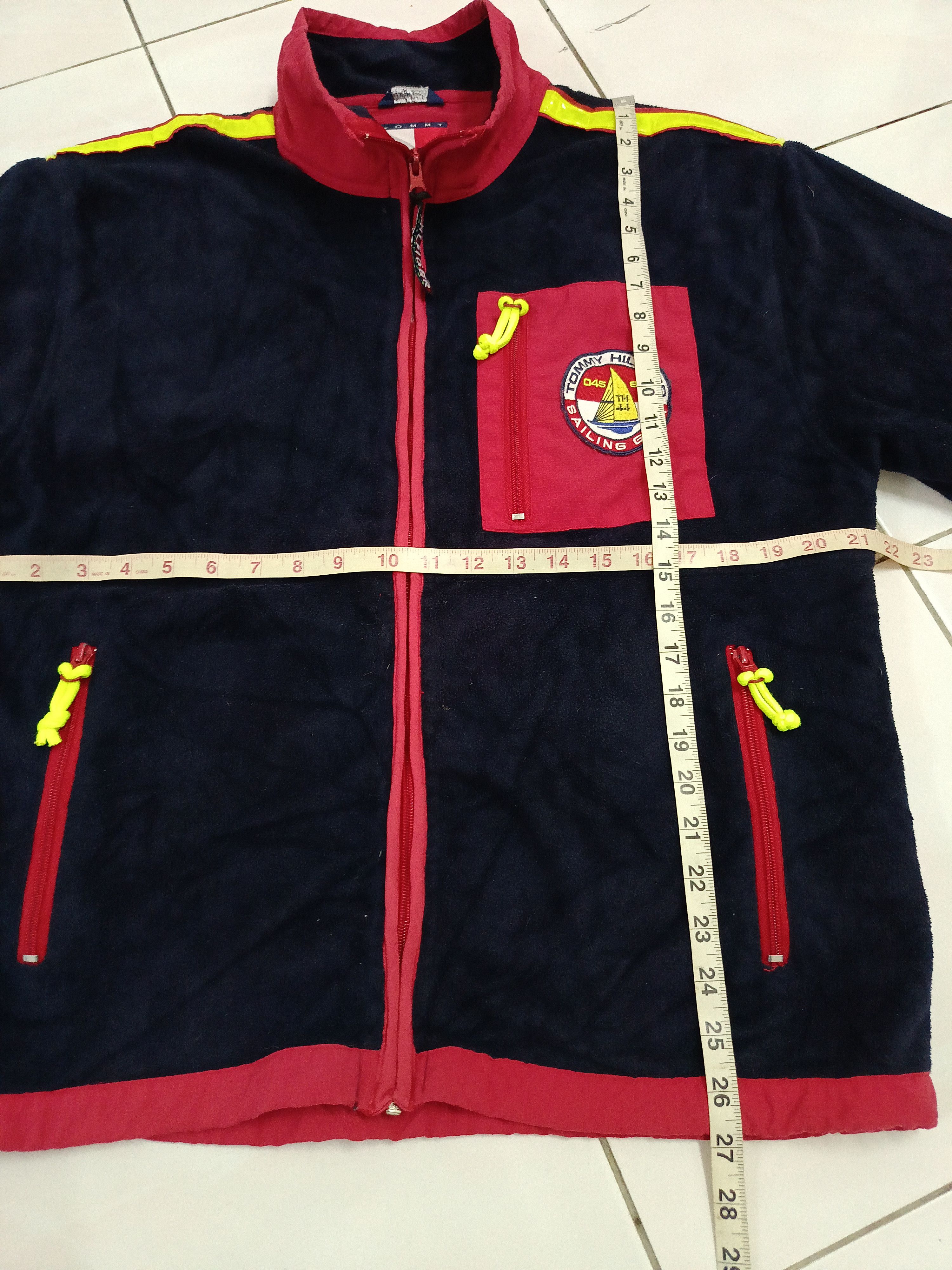 Tommy Hilfiger × Vintage Vtg Tommy Hilfiger sailing gear Fleece jacket Size US M / EU 48-50 / 2 - 9 Thumbnail