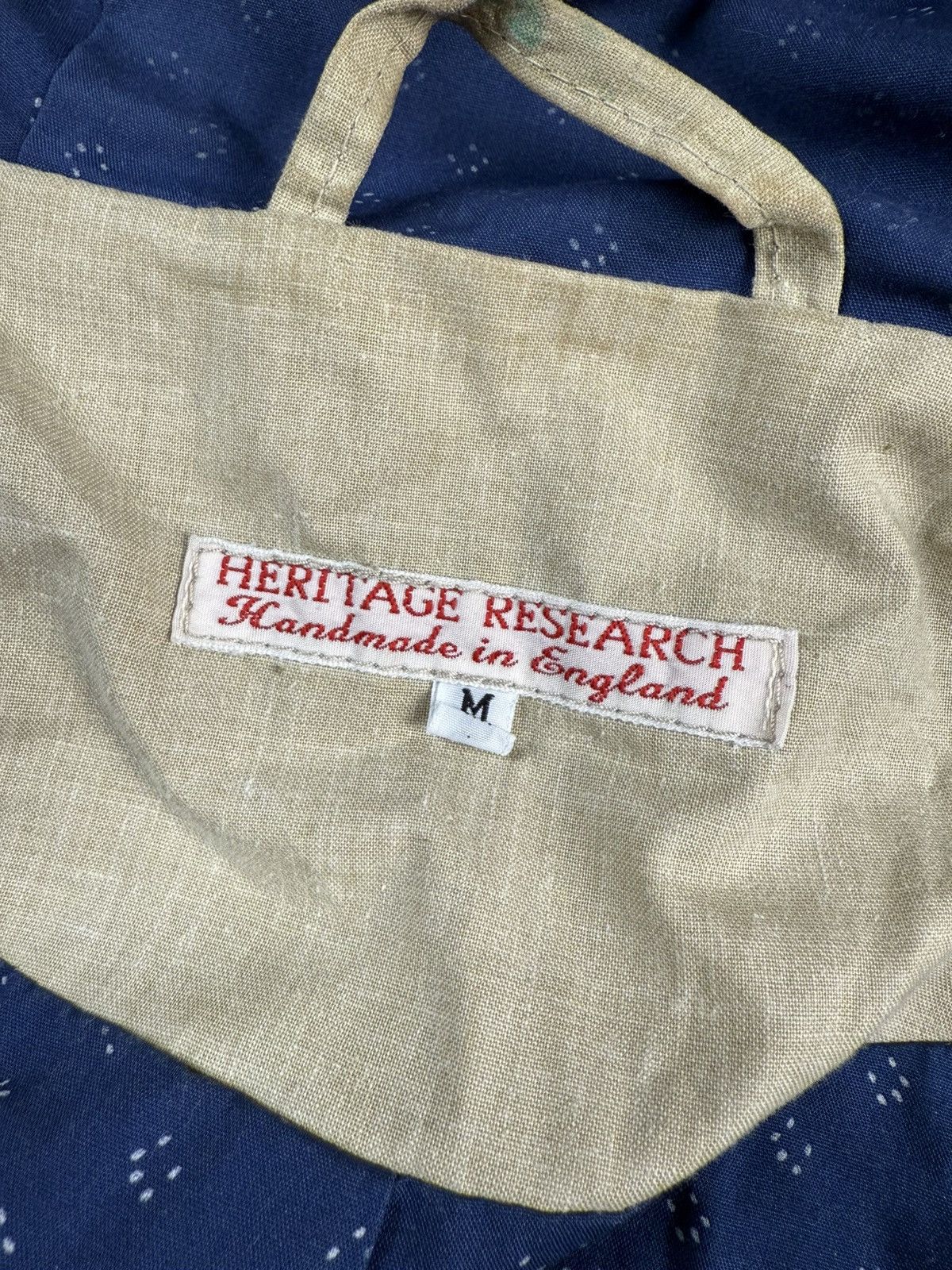 Heritage Research Heritage Research Handmade Hooded Jacket Beige/Grey M Size US M / EU 48-50 / 2 - 8 Thumbnail