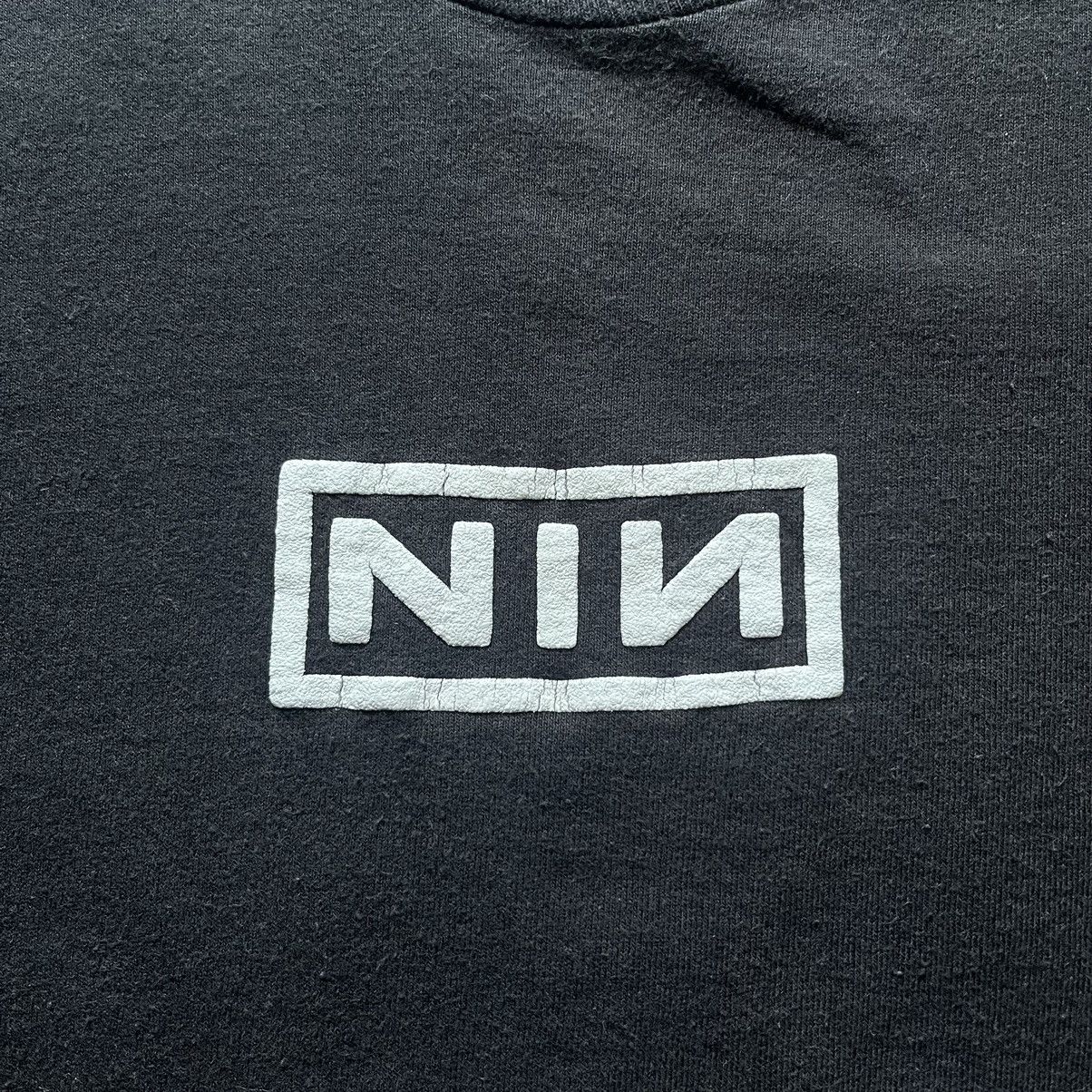 Band Tees 90s Nine Inch Nails Box Logo Tee Fruit of the loom Size US L / EU 52-54 / 3 - 4 Thumbnail