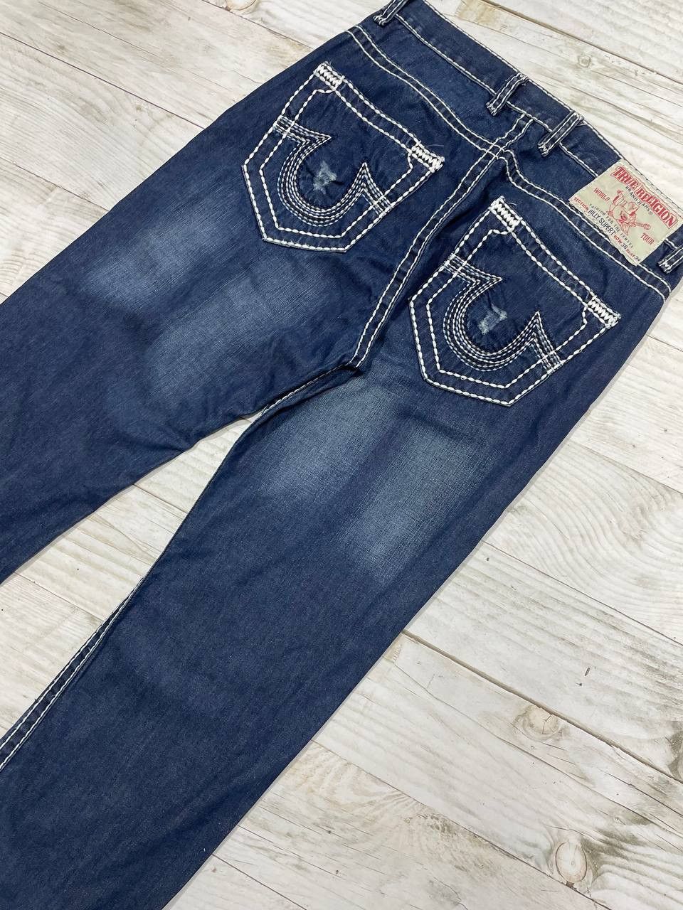 True Religion Vintage True Religion Billy Super T Denim Jeans Y2K Baggy Size US 36 / EU 52 - 2 Thumbnail