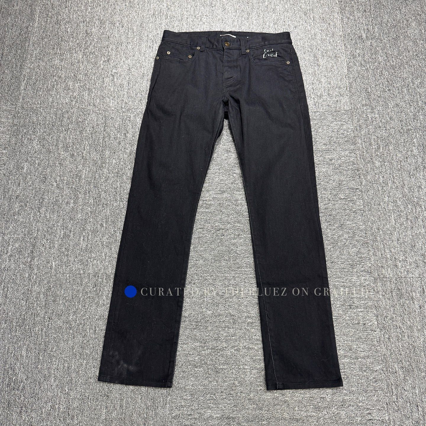 Saint Laurent Paris Black Denim Jeans in Size 31 Size US 32 / EU 48 - 1 Thumbnail