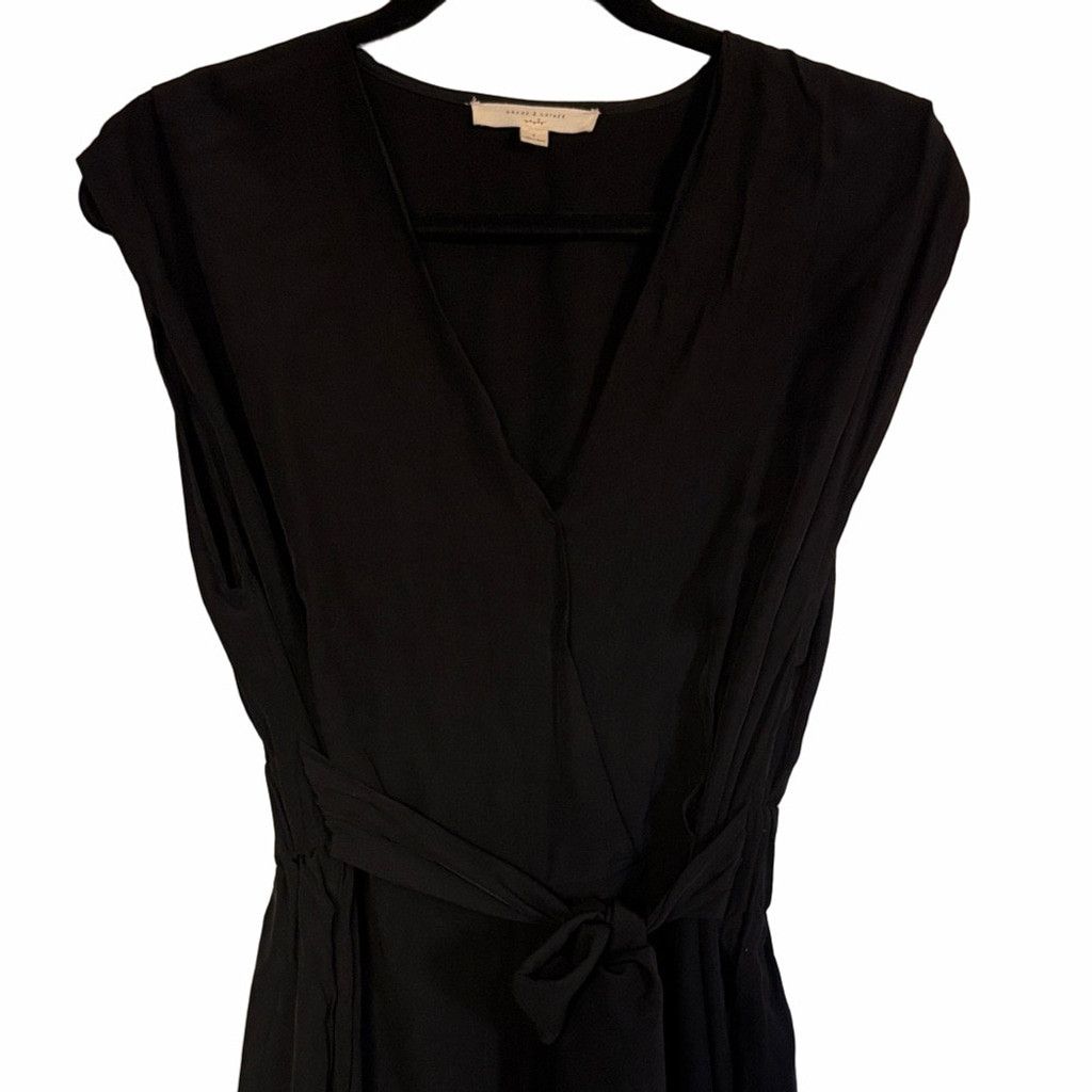 Grade & Gather Grade & Gather Black Jumpsuit | EUC | Sz S Size 23" - 4 Thumbnail