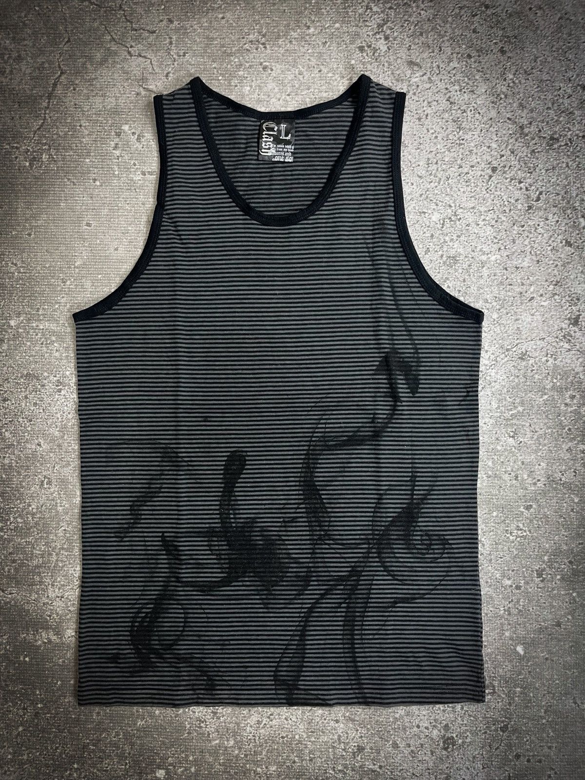 If Six Was Nine Clash Ahead Graphic Smoke Tanktop Size US L / EU 52-54 / 3 - 1 Thumbnail