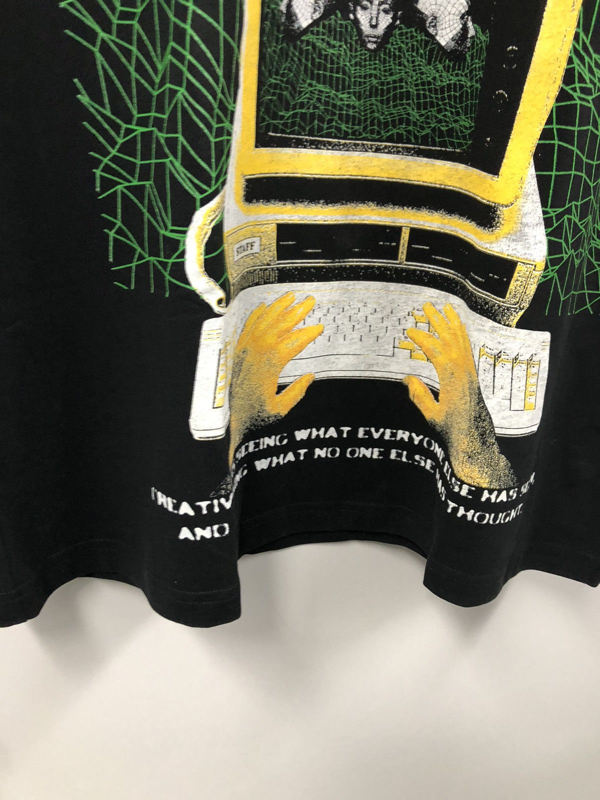 Reves Paris KIY Tech What Everyone Sees Black T-Shirt Large Size US L / EU 52-54 / 3 - 5 Thumbnail