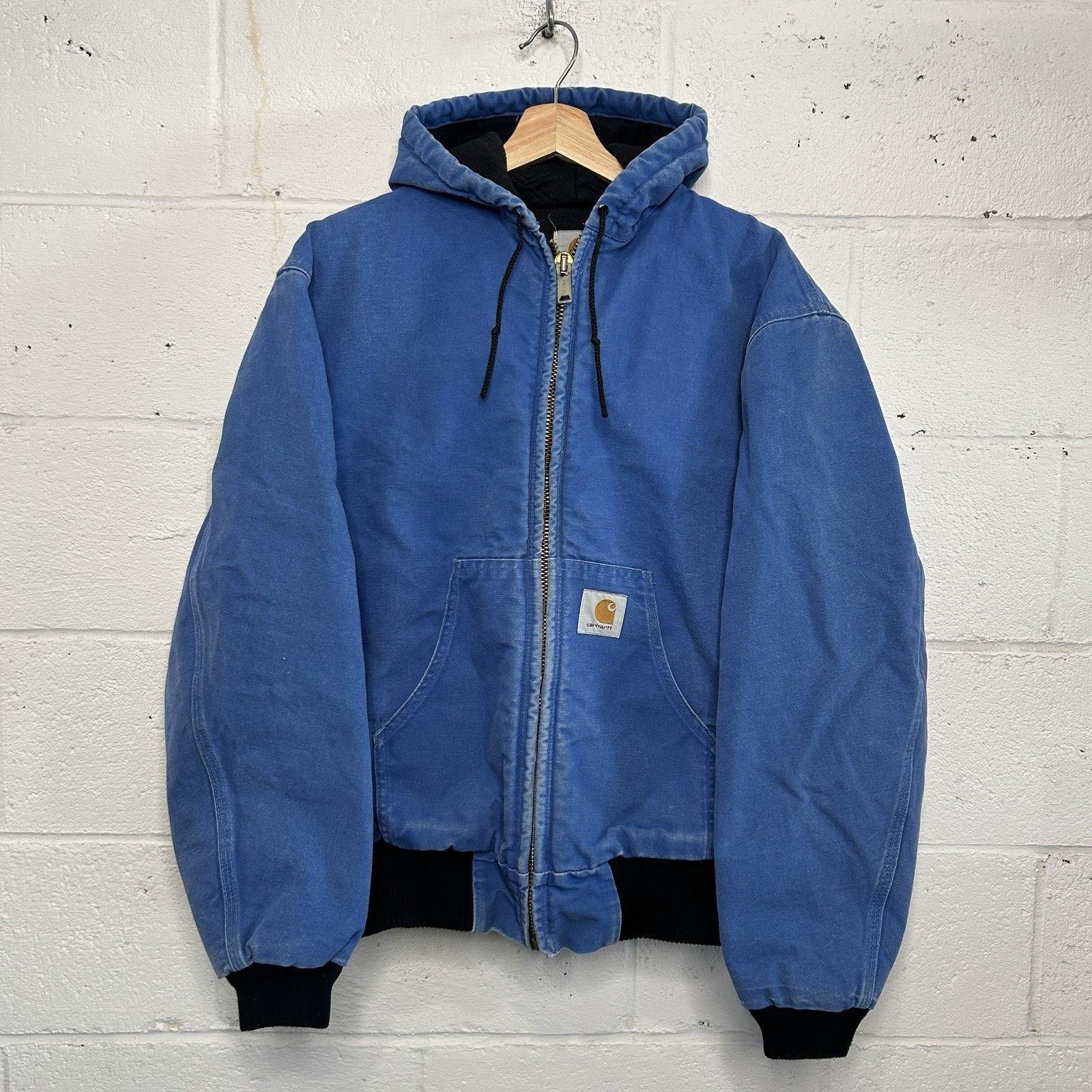 Carhartt Vintage Carhartt Hooded Active Jacket “Royal Blue” JQ1049 Size US M / EU 48-50 / 2 - 1 Thumbnail