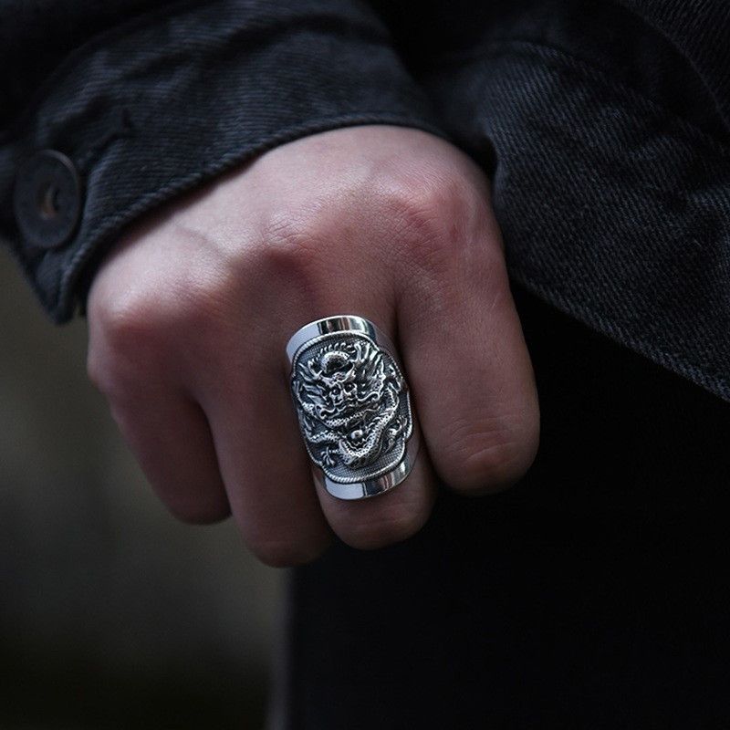 Japanese Brand × Jewelry Resizable Tide Totem Dragon Ring Size ONE SIZE - 3 Thumbnail