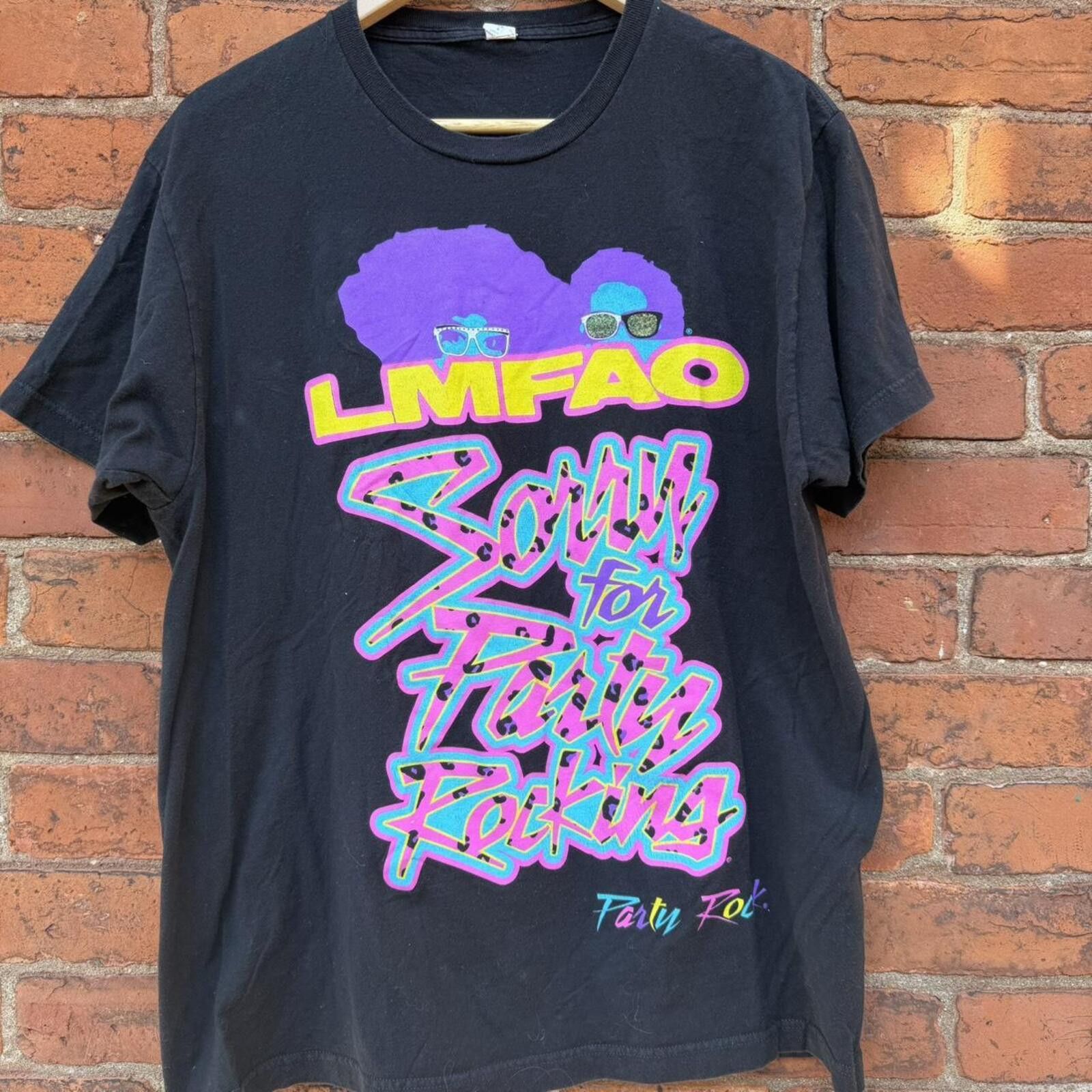 Tultex LMFAO sorry for party rocking tour t shirt 2012 L Size US L / EU 52-54 / 3 - 4 Thumbnail