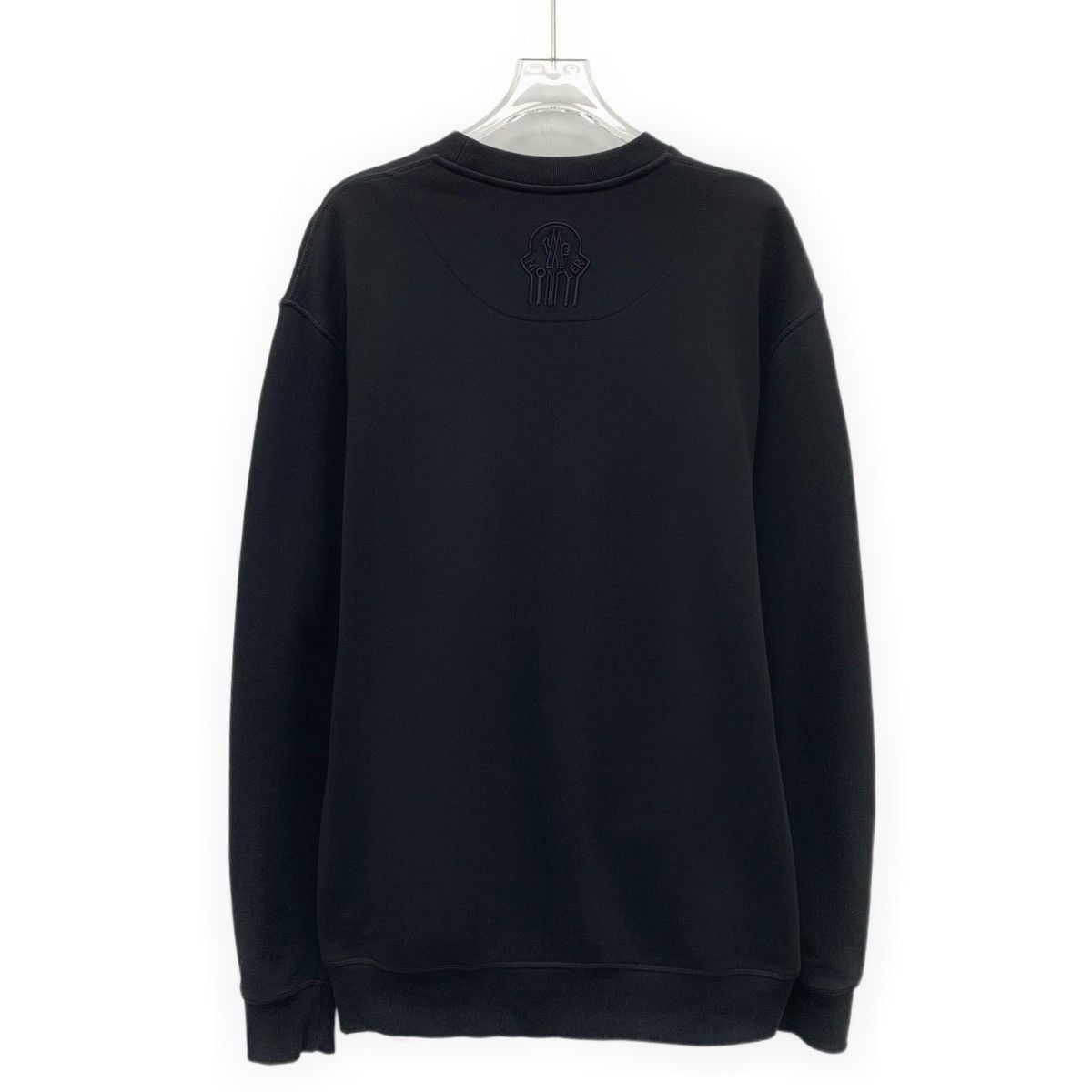 Moncler Moncler Black Logo Long Sleeve Sweatshirt K26WX Size US S / EU 44-46 / 1 - 2 Thumbnail