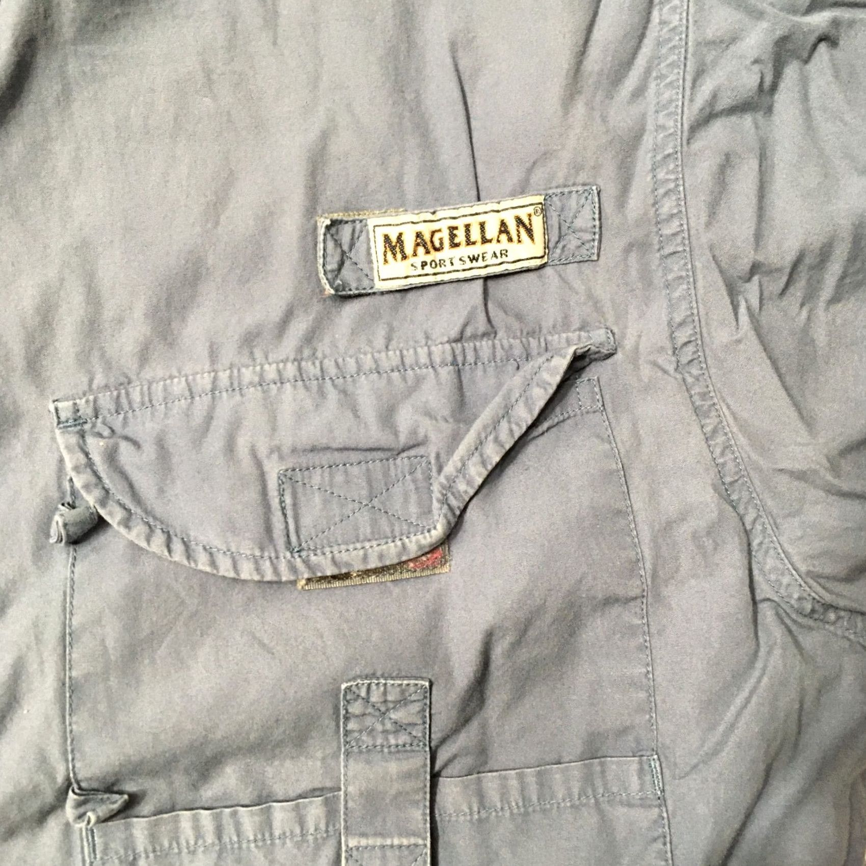 Vintage Magellan Shirt Men M Blue Short Sleeve Button-Up Camp Outdoors Fishing Size US M / EU 48-50 / 2 - 5 Thumbnail