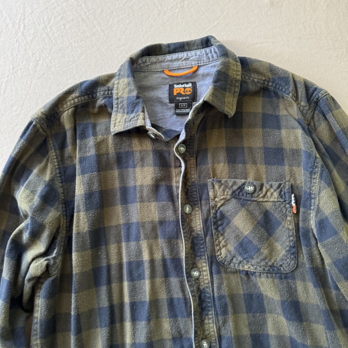 Timberland × Vintage Timberland PRO Woodfort Midweight Flannel Shirt Size US S / EU 44-46 / 1 - 3 Thumbnail