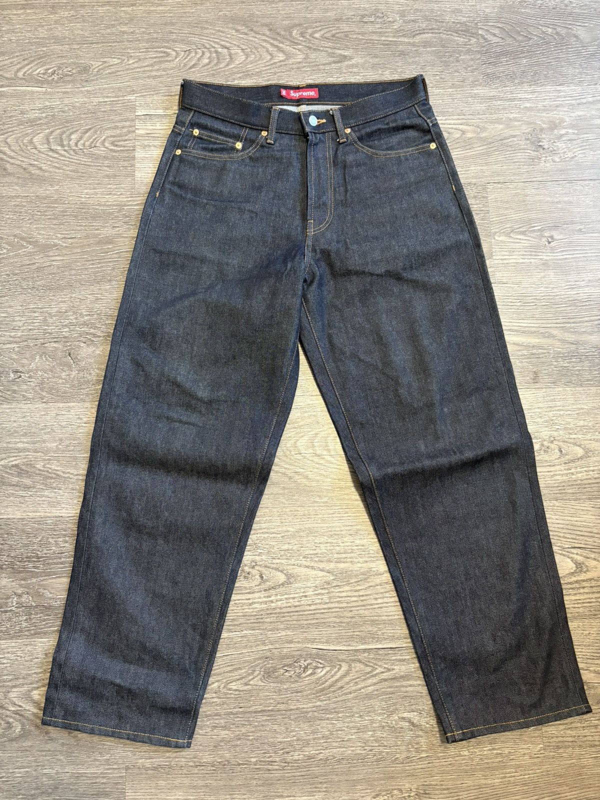 Supreme Baggy Selvedge Jean natural 30 即日発送 Baggy Selvedge