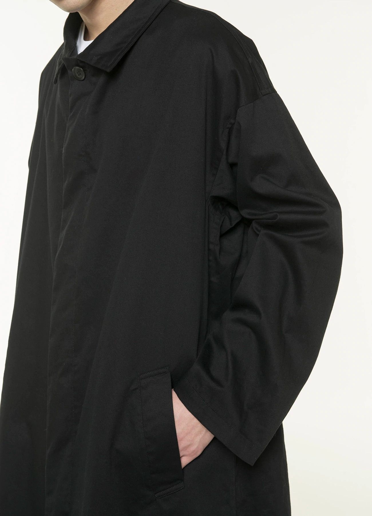 Yohji Yamamoto Yohji Yamamoto S’YTE Black Long Wide Urban Trench Coat Size US L / EU 52-54 / 3 - 9 Thumbnail