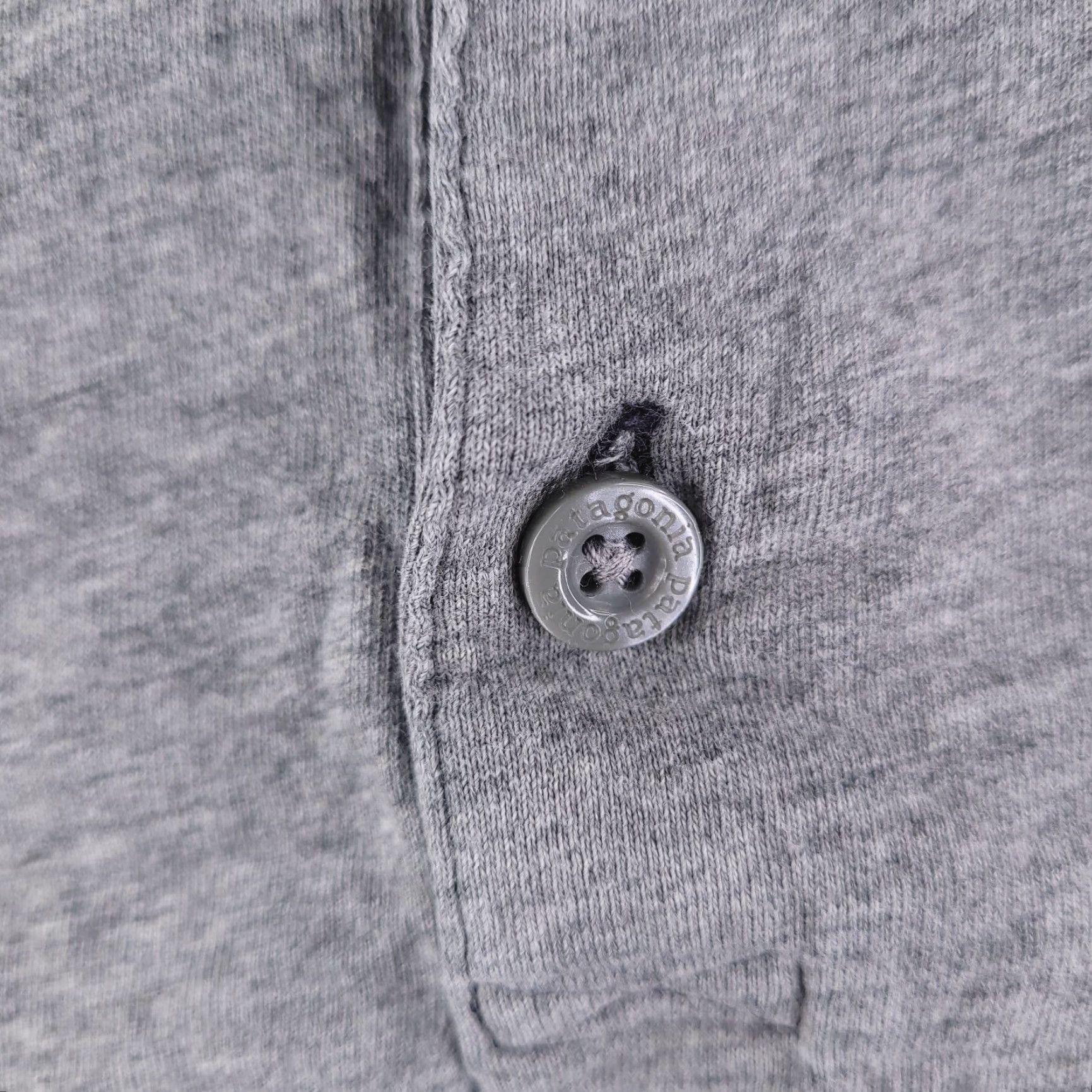 Patagonia Patagonia Polo Shirt Mens XL Slim Fit Gray Short Sleeve Organic Cotton L-XL Size US XL / EU 56 / 4 - 2 Thumbnail