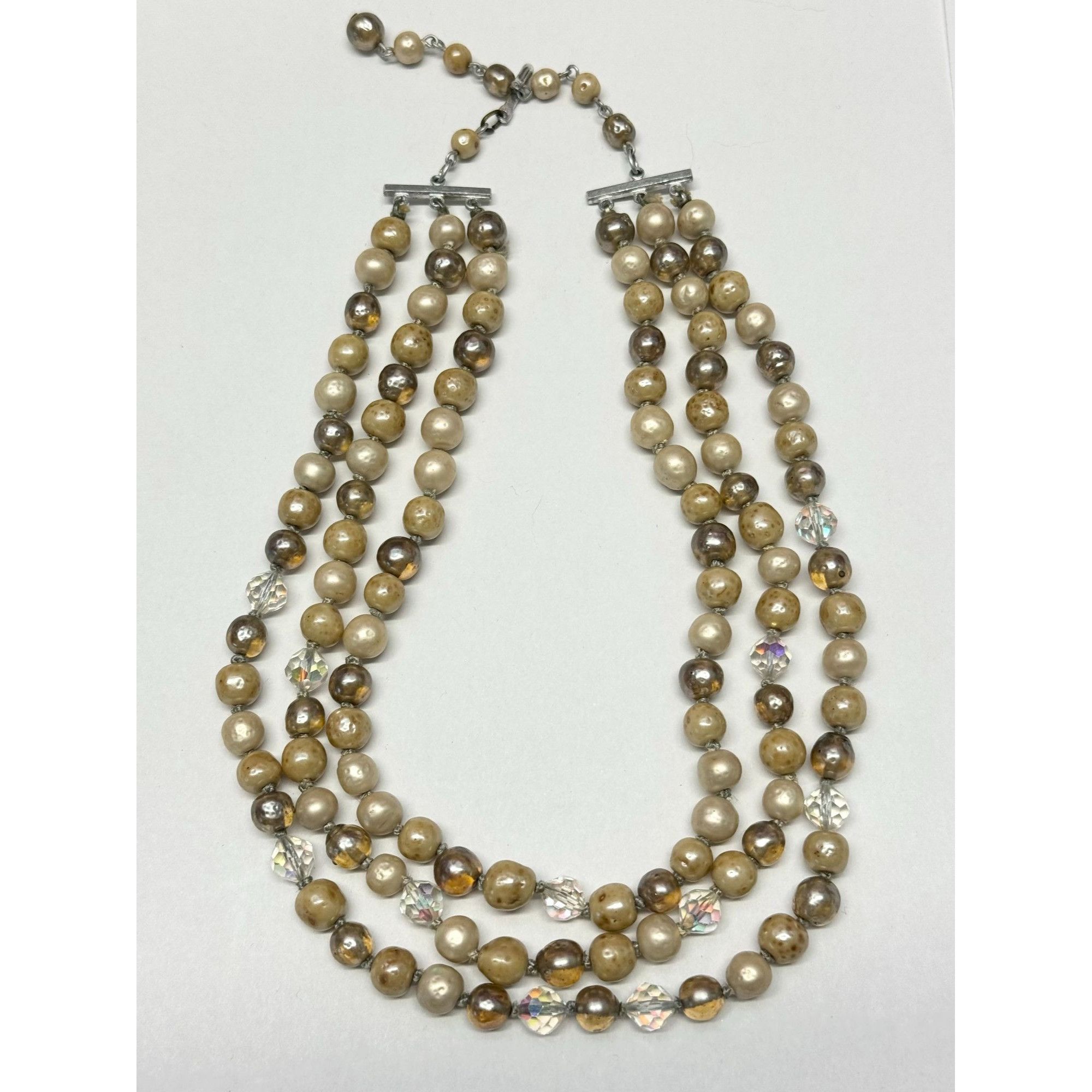 Vintage Japan vintage beaded multi strand necklace Size ONE SIZE - 1 Thumbnail