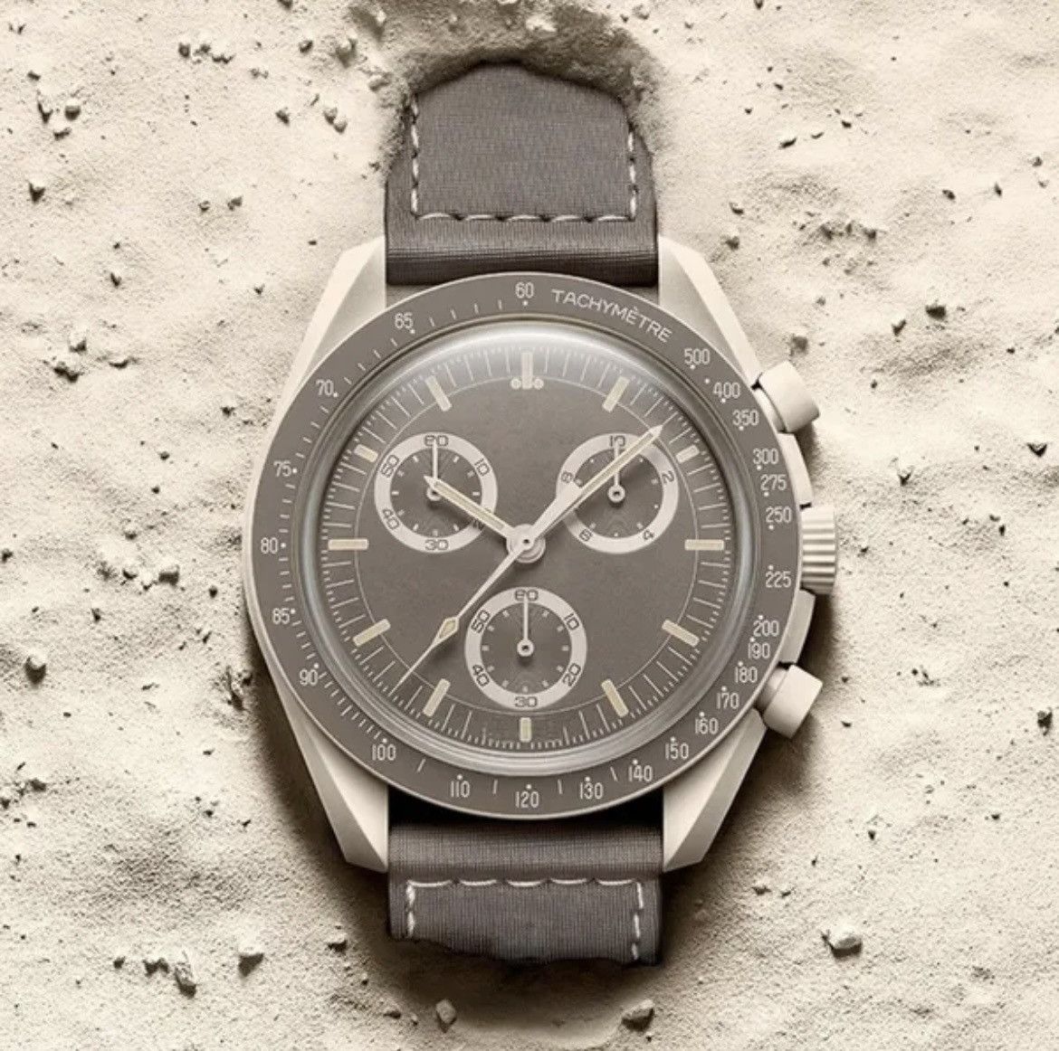 Other Men Bioceramic Planet Moon Chronograph Quartz Watch Nylon Size ONE SIZE - 7 Thumbnail