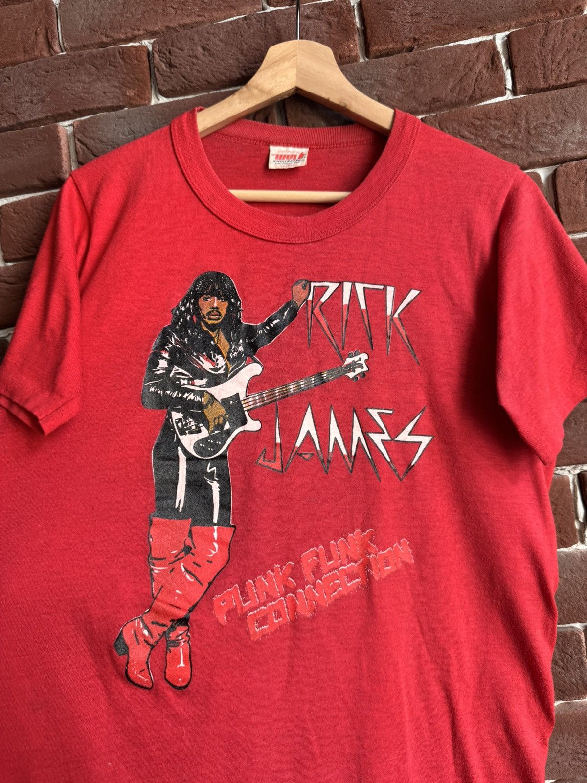 Vintage Vintage 70/80s Rick James Punk Funk Connection Band T Shirt Size US L / EU 52-54 / 3 - 3 Thumbnail