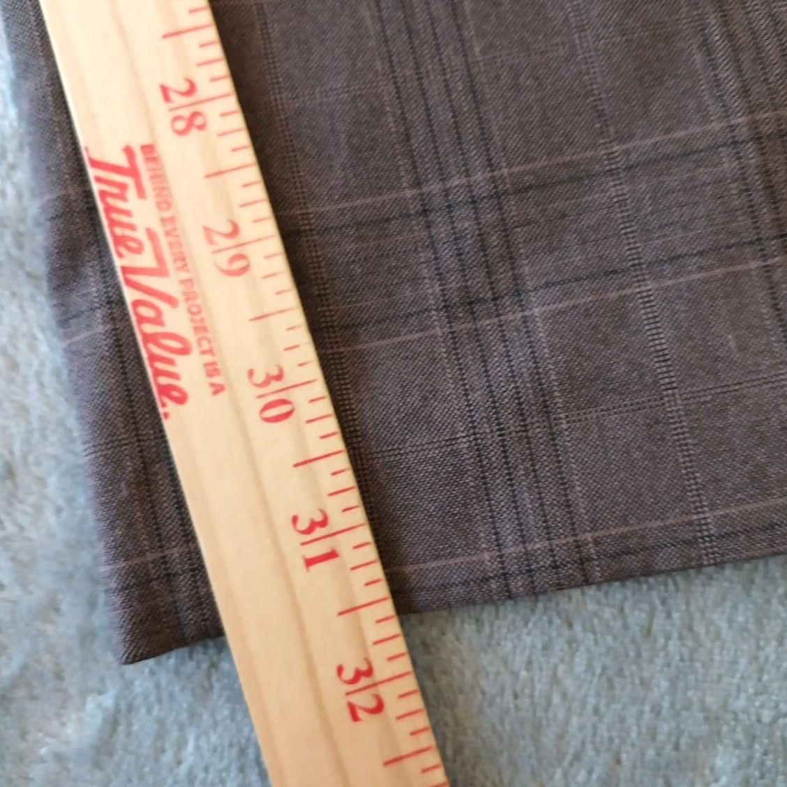 Vintage Lane Bryant Allie Dress Pants Womens Size 18 Brown Plaid Pockets Stretch 38x31.5 Pants Women Size 40" / US 18 - 6 Thumbnail