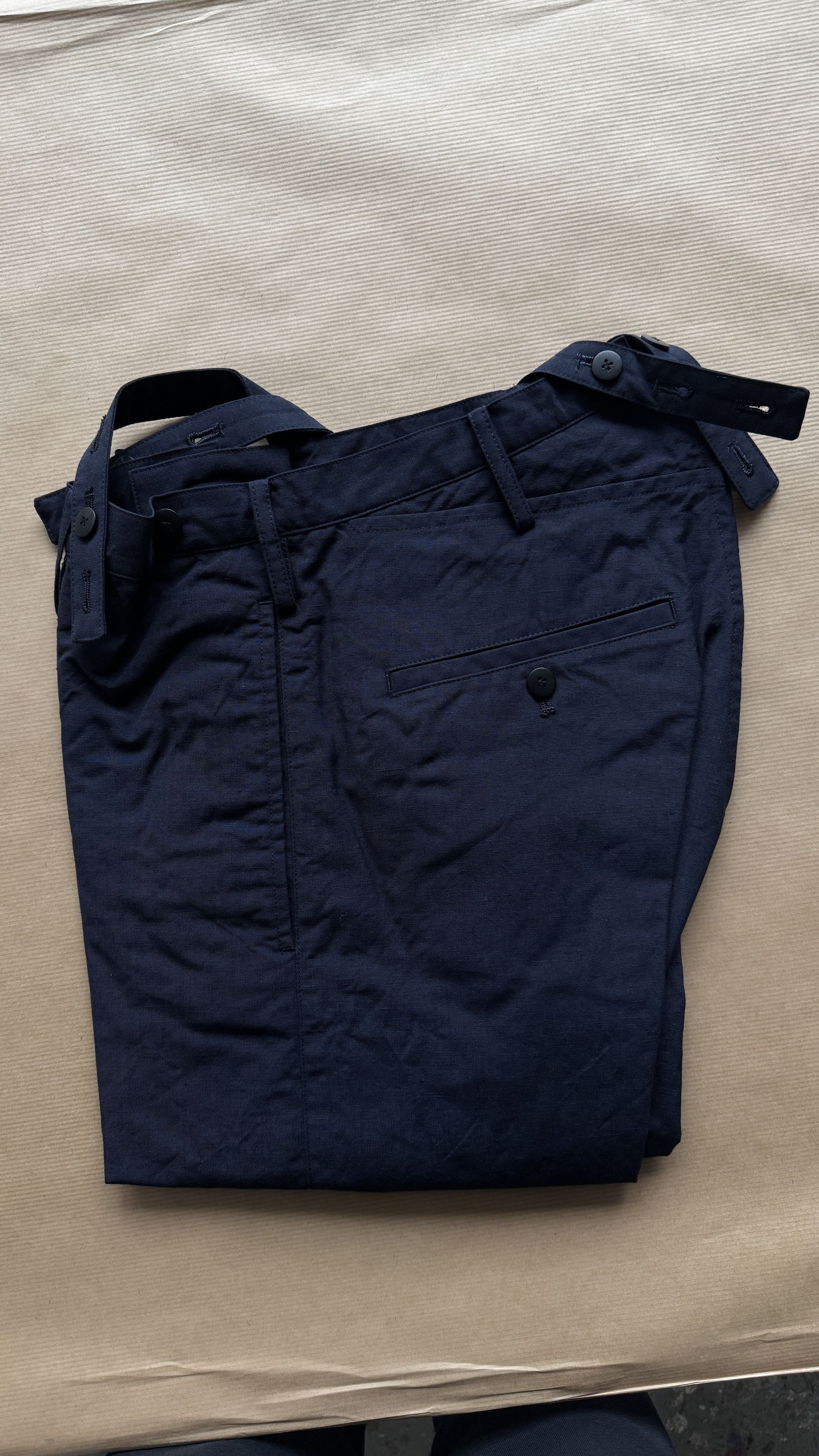 Visvim aa . 2 . as new . TRAVAILLER WOOL LINEN BRACES PANTS(W / L) Size US 34 / EU 50 - 6 Thumbnail
