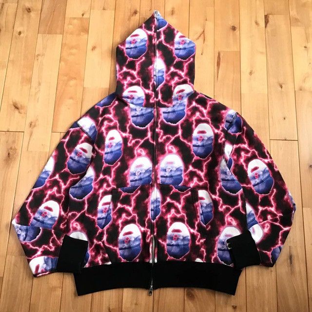 Bape BAPE LIGHTNING full zip hoodie a bathing ape Size US M / EU 48-50 / 2 - 1 Thumbnail