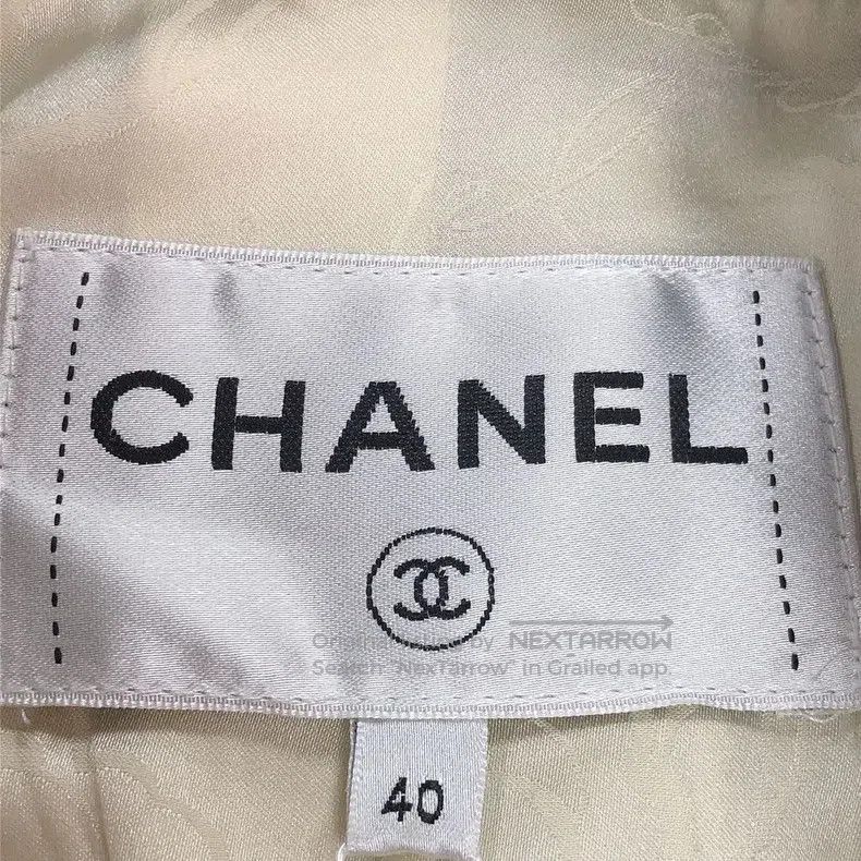 Chanel Chanel Black and white plaid tweed long coat Size S / US 4 / IT 40 - 5 Thumbnail