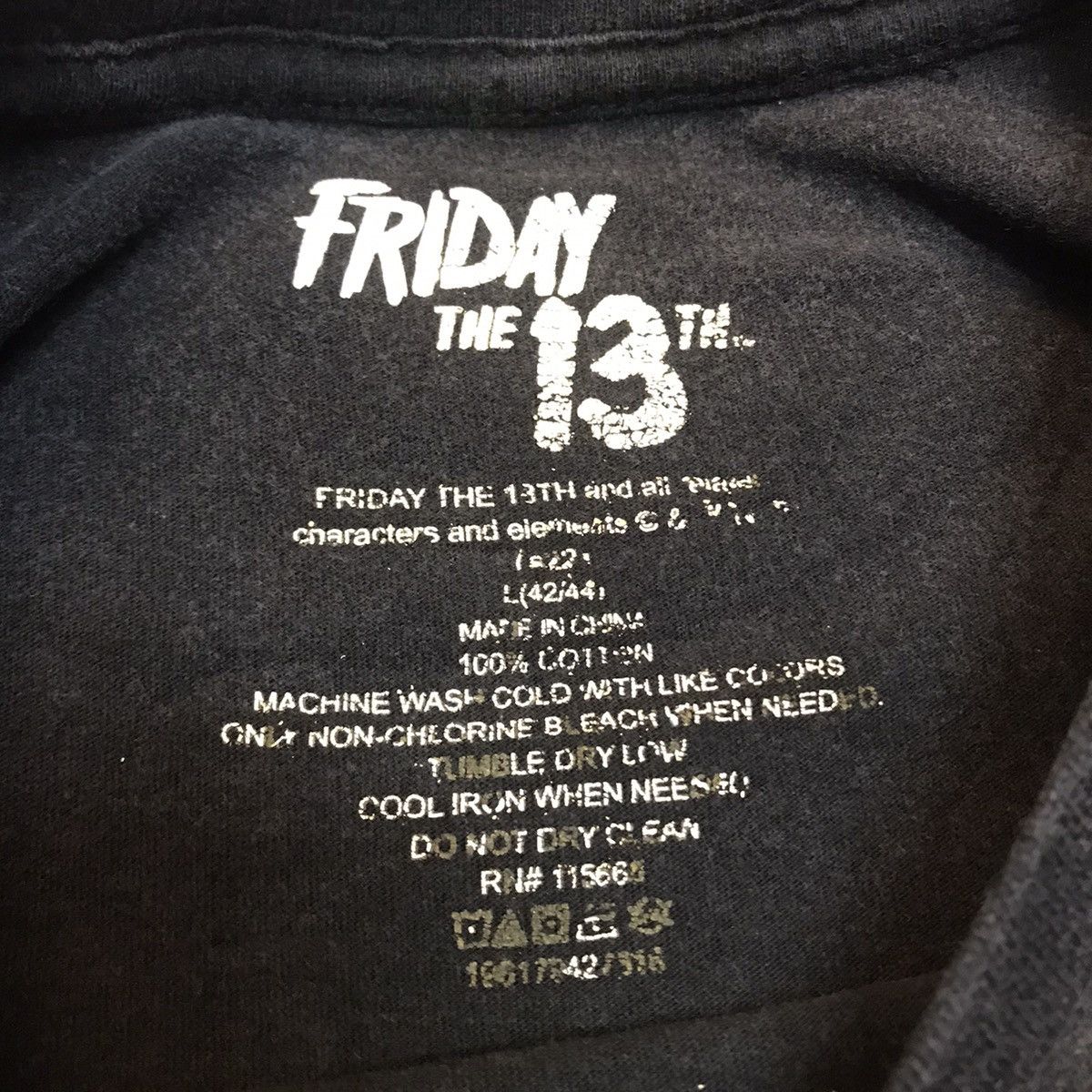 Other MOVIE FRIDAY THE 13TH RARE TEE Size L / US 10 / IT 46 - 4 Thumbnail