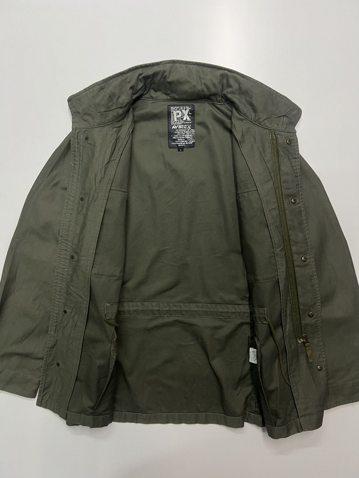 Avirex 🔥AVIREX MILITARY JACKET Size US L / EU 52-54 / 3 - 7 Thumbnail