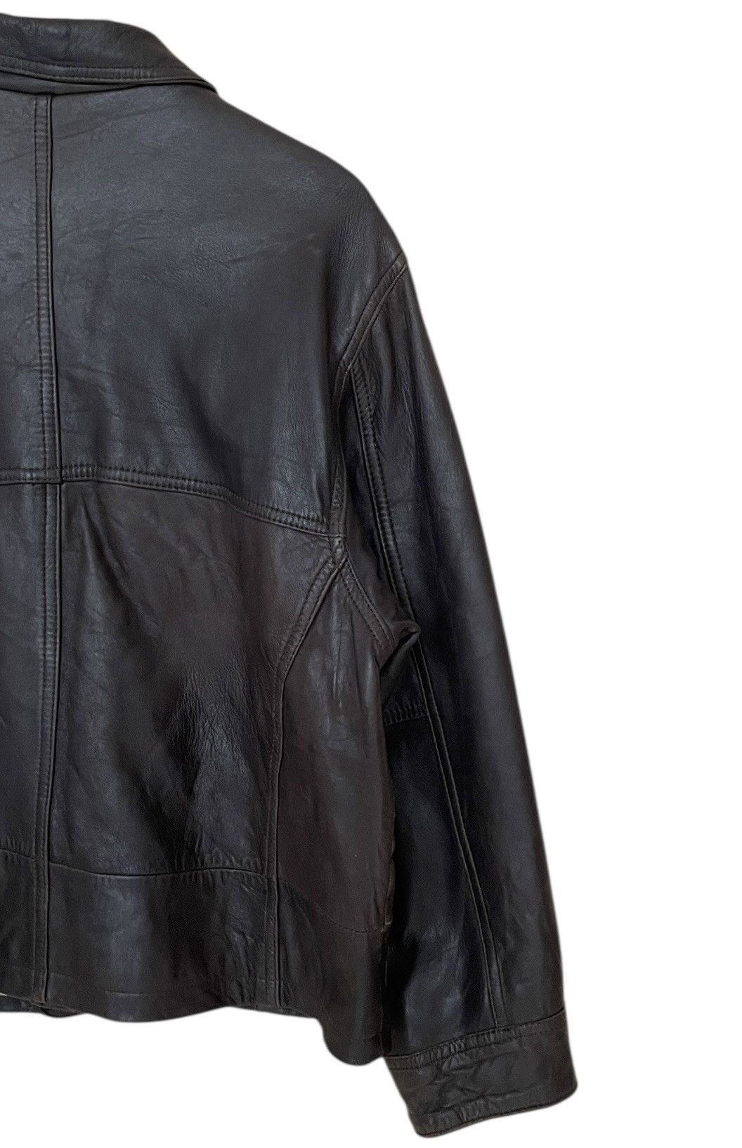 Vintage Vintage Japanese Brand Fence Buster Leather Jacket 1990s Size US M / EU 48-50 / 2 - 6 Thumbnail