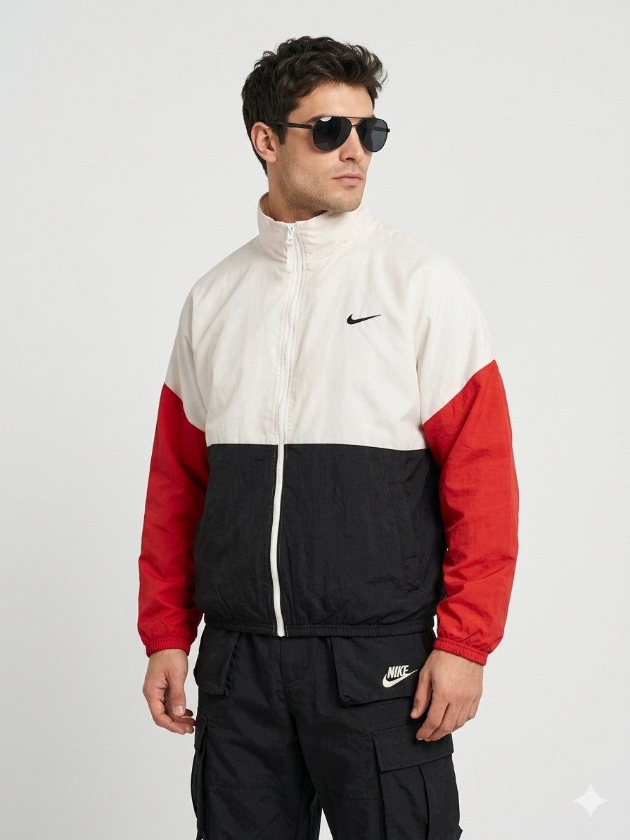 Nike Vintage 90s Nike Big Script Windbreaker Size US XXL / EU 58 / 5 - 3 Thumbnail