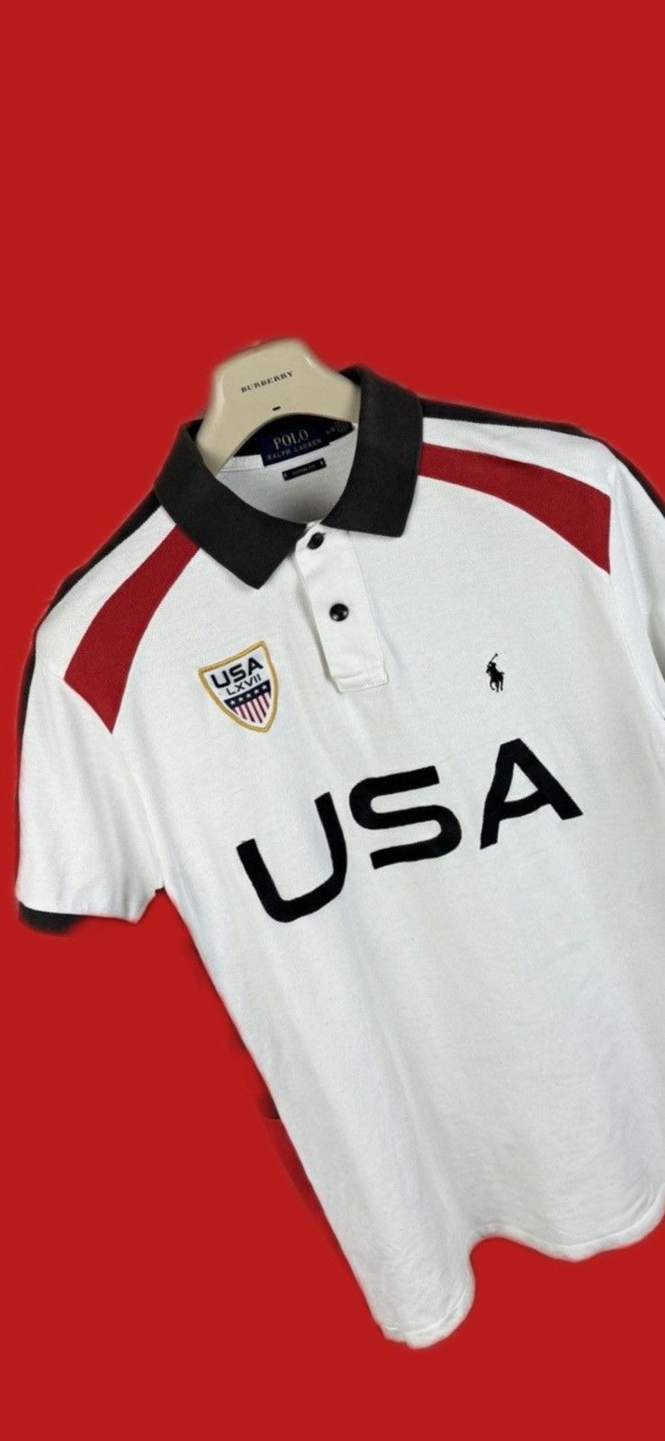 Polo Ralph Lauren POLO T-SHIRT WITH A HUGE LOGO USA 🇺🇸 POLO RALPH LAUREN SIZE M Size US M / EU 48-50 / 2 - 1 Thumbnail