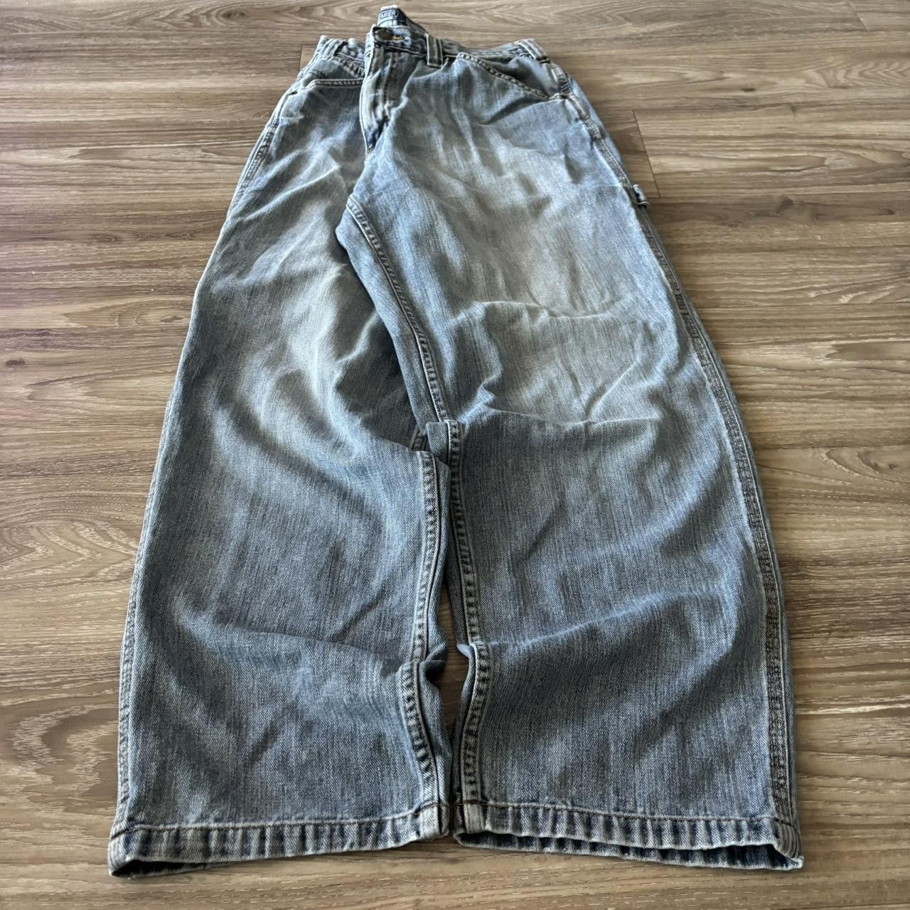 Vintage Crazy Vintage Y2K/2000s Baggy Grunge Skater Style Carpenter Denim Jeans! 34x32 Size US 34 / EU 50 - 3 Thumbnail