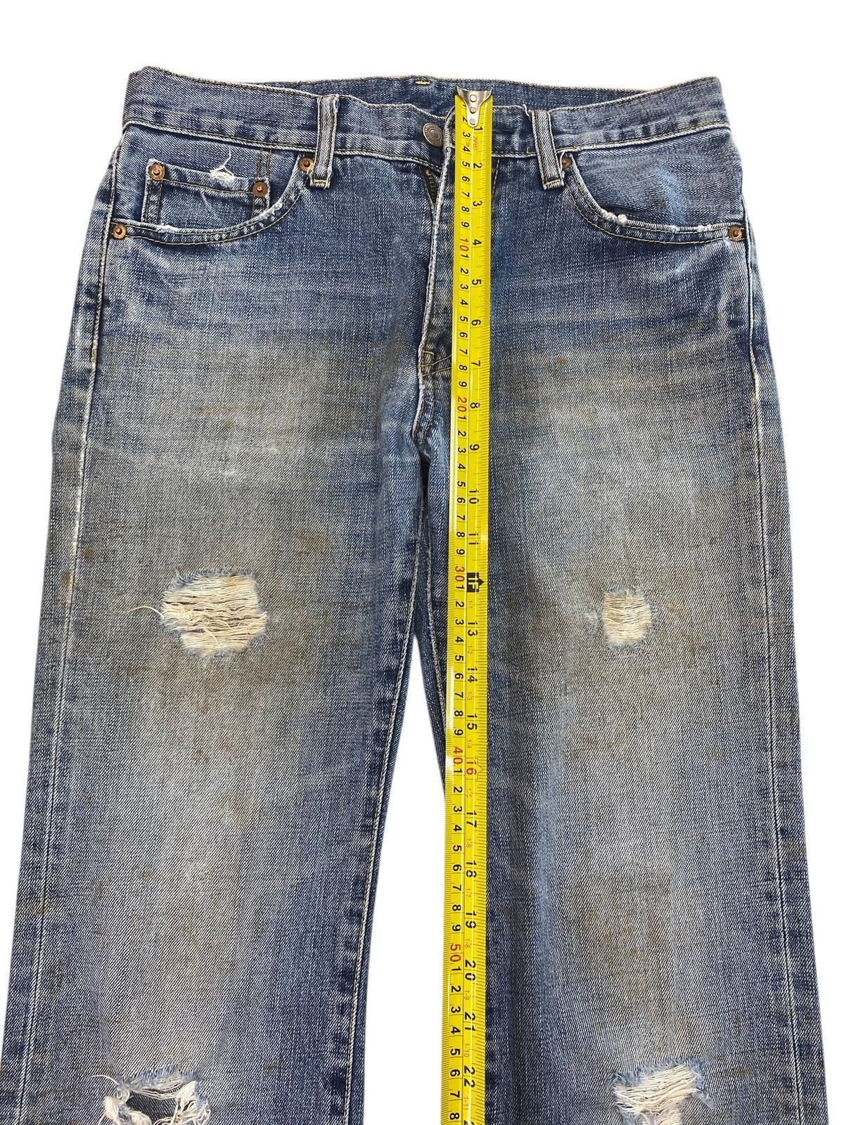 Uniqlo Vintage Uniqlo Rusty Wash Stye Flare Jeans Size US 30 / EU 46 - 6 Thumbnail