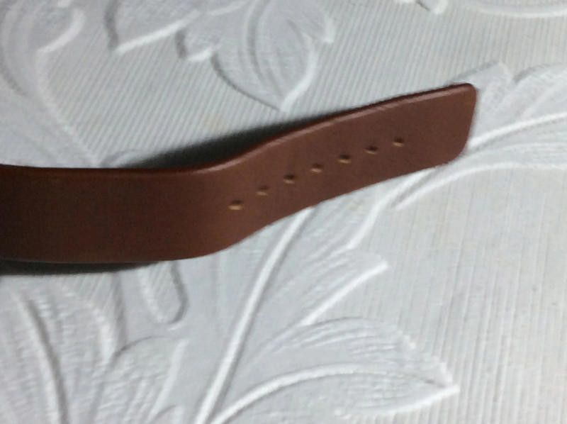 BREDA Breda Black dial brown leather strap watch Size ONE SIZE - 9 Thumbnail