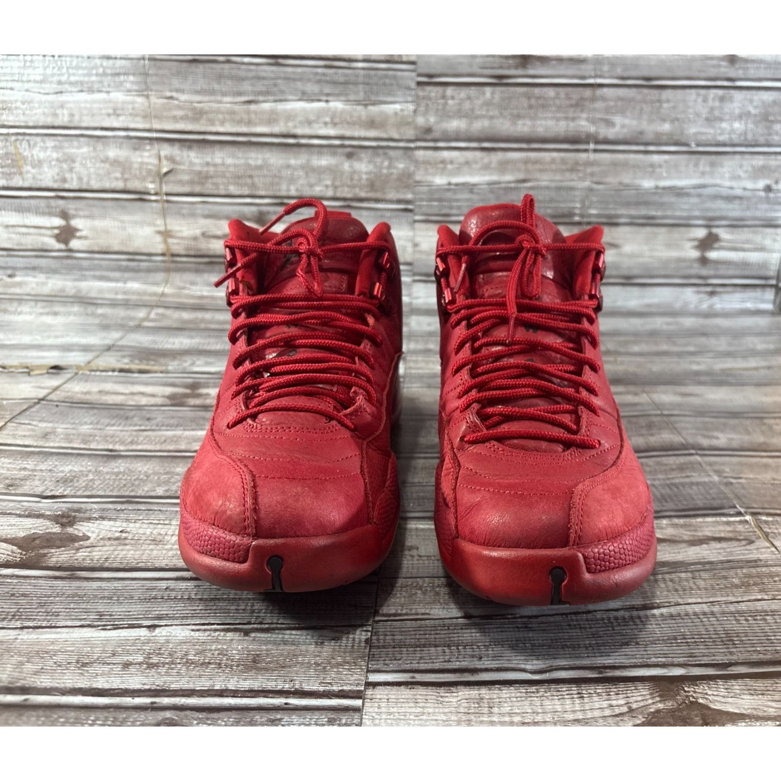 Nike Nike Air Jordan 12 Retro Gym Red 2018 Triple Red Black XII 1 Size US 9 / EU 42 - 2 Thumbnail