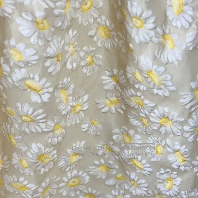 Valentino Yellow Floral Cotton Skirt .