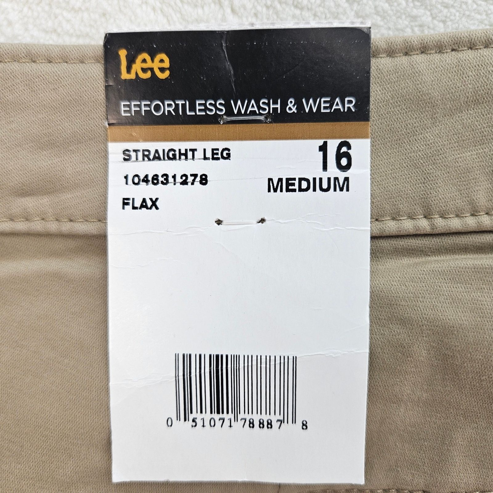 Lee LEE WOMEN'S 16 MEDIUM RELAXED FIT ALL DAY STRAIGHT LEG PANT Size 38" / US 16 / IT 52 - 8 Thumbnail