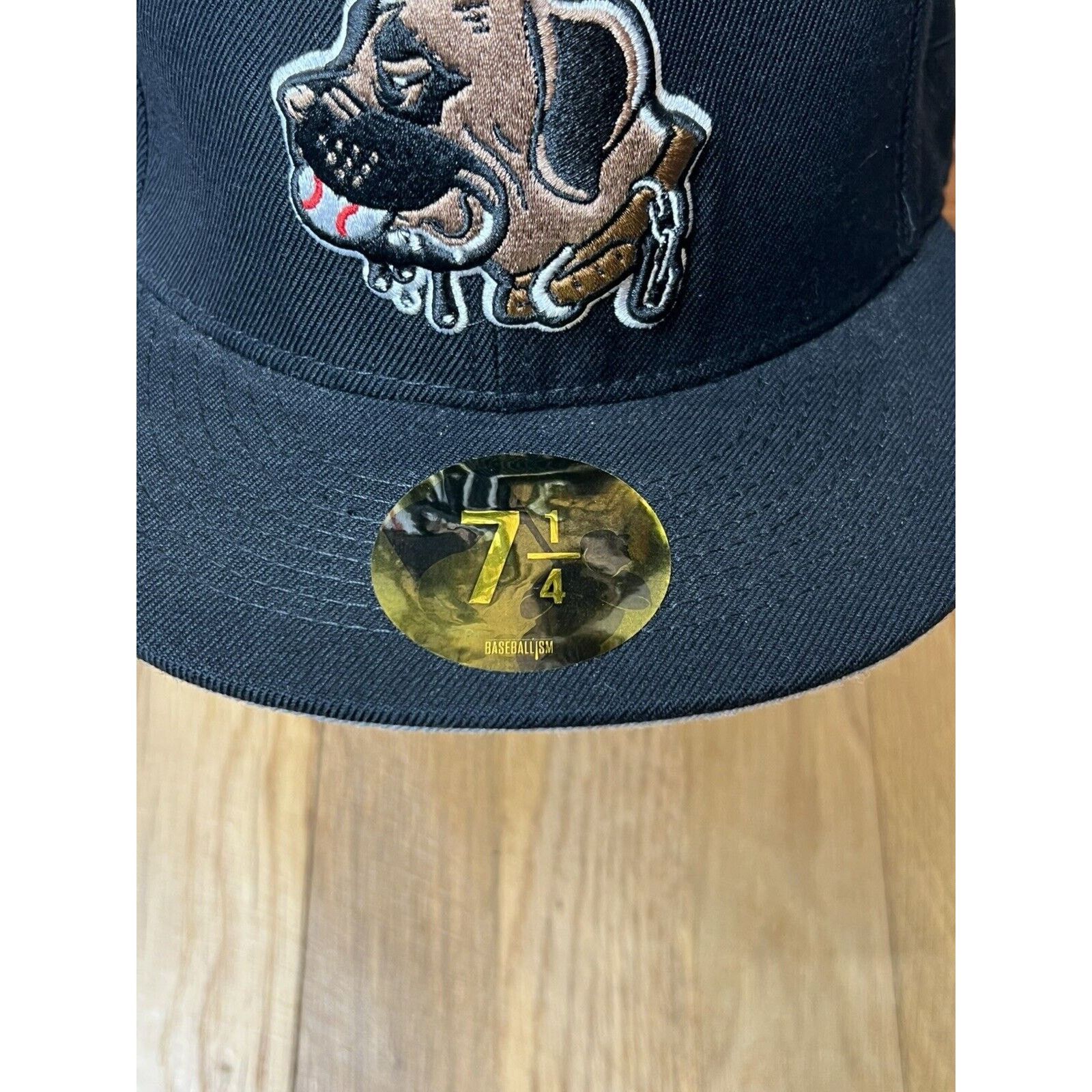 Other Baseballism Drooling Dog Baseball Fitted Hat Size 7 1/4 Size ONE SIZE - 5 Thumbnail