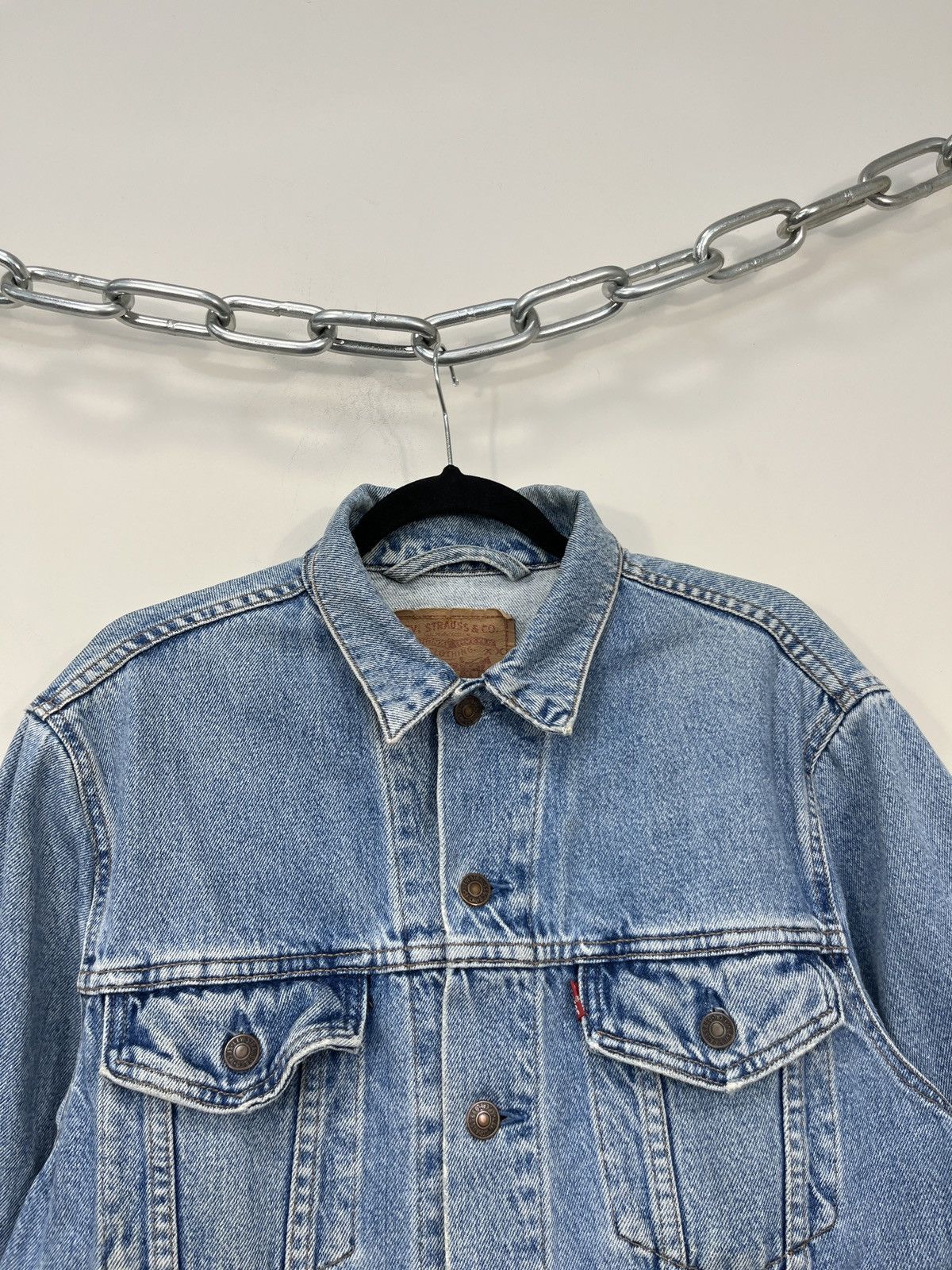 Levi's Vintage Levi’s USA Light Blue Hype Denim Jacket Size US M / EU 48-50 / 2 - 4 Thumbnail