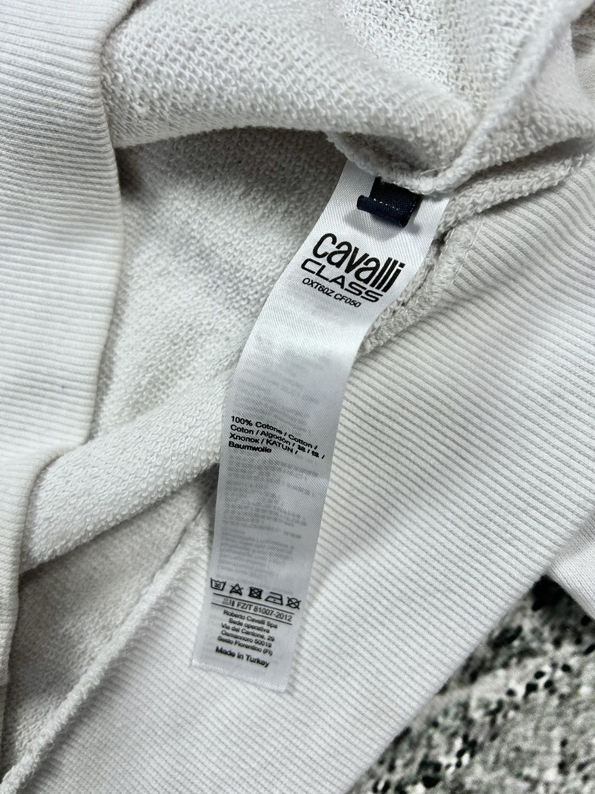 Cavalli Class Cavalli hoodie Class big logo white gold Milano Roberto Size US M / EU 48-50 / 2 - 6 Thumbnail