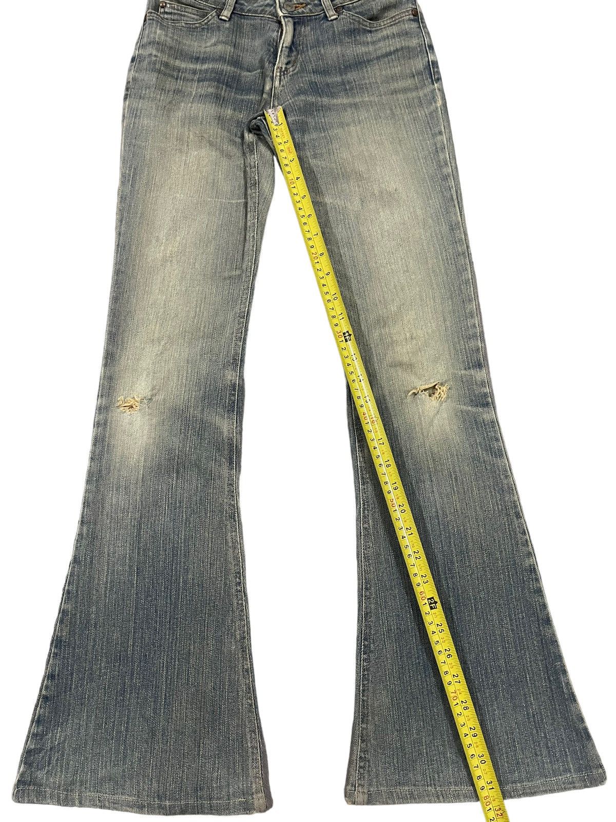 If Six Was Nine Vintage Japanese Brand Blue Wash Style Flare Jeans Size 26" / US 2 / IT 38 - 11 Thumbnail