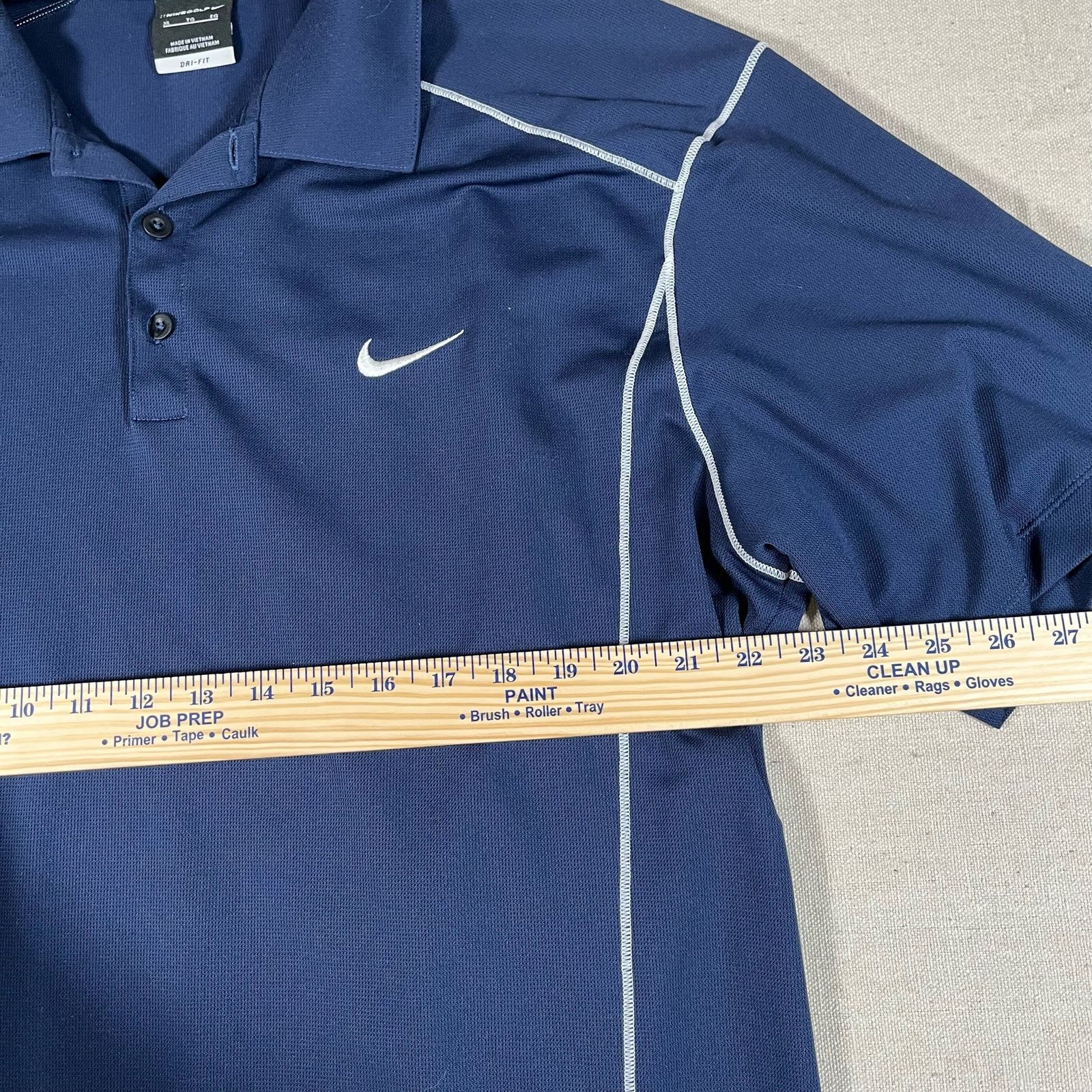 Nike Vintage Y2K Nike Golf Polo Navy Blue Mens XL Size US XL / EU 56 / 4 - 3 Thumbnail