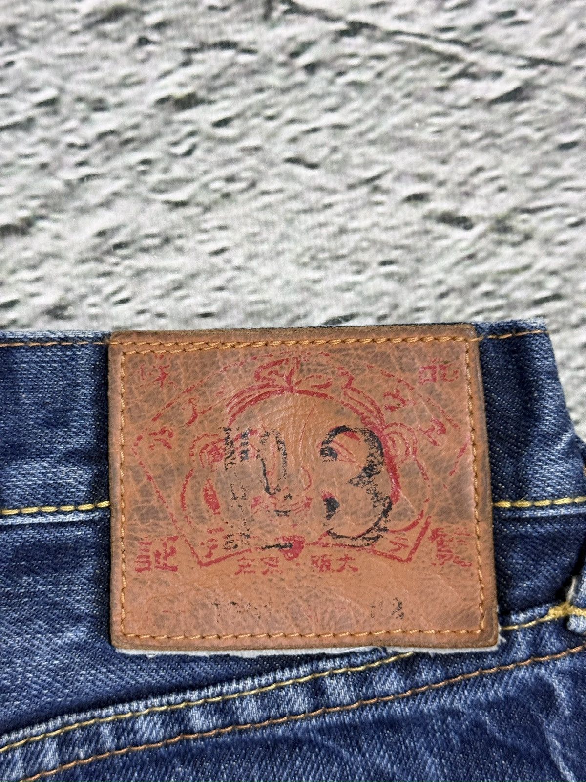 Evisu Evisu jeans daicock big logo black selvedge denim navy Size US 32 / EU 48 - 5 Thumbnail