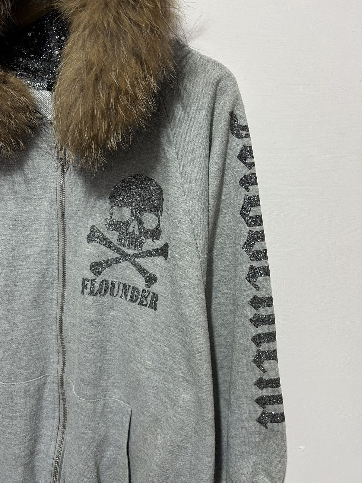 If Six Was Nine 💸BINDINGOFFER💸Fur Hoodie Dark Cloods Flounder Skull Lgb Ifsi Size US L / EU 52-54 / 3 - 4 Thumbnail