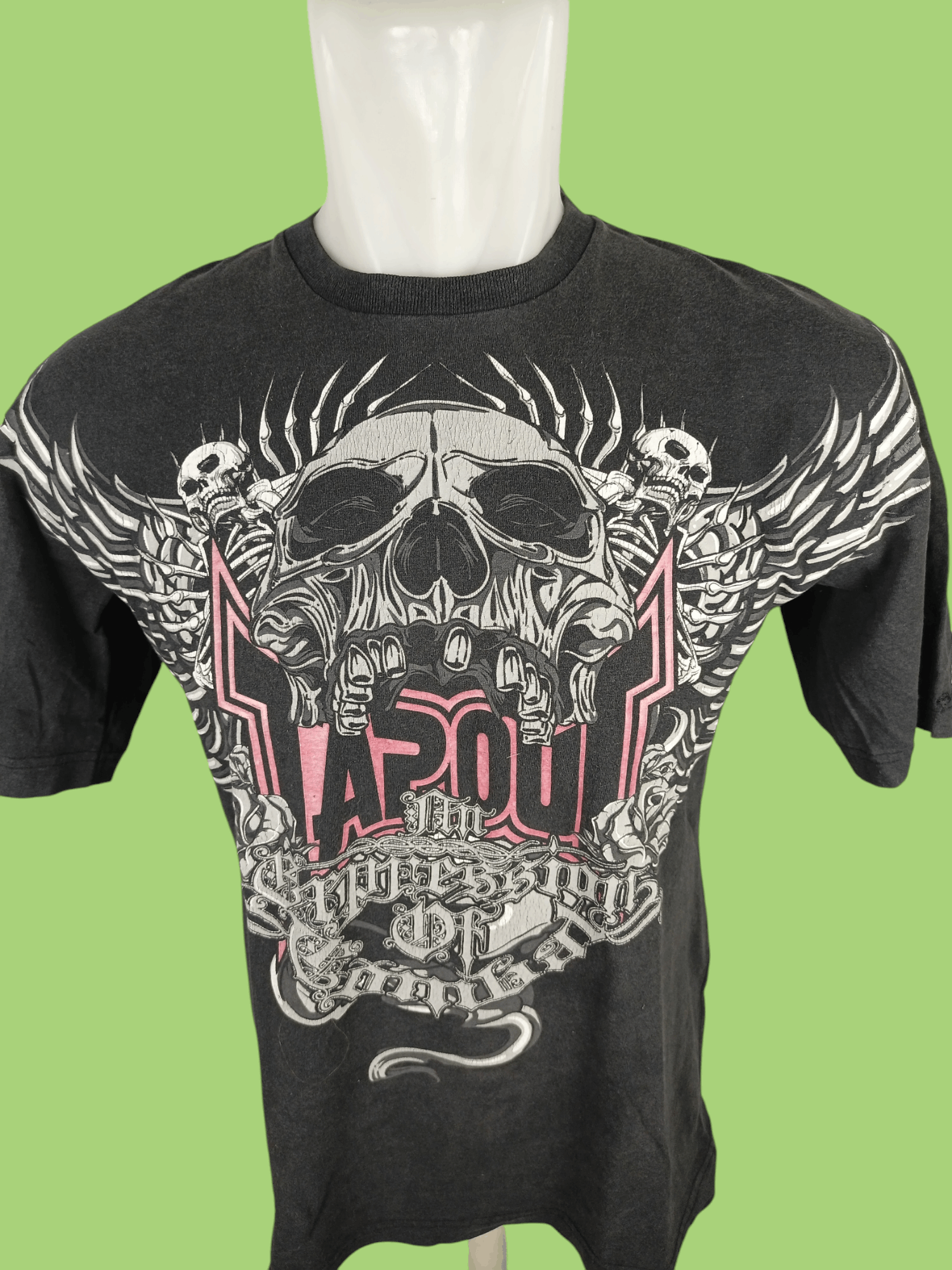 Affliction × Japanese Brand × Tapout Rare Tapout Tee Y2K Affliction Style Size M / US 6-8 / IT 42-44 - 9 Thumbnail