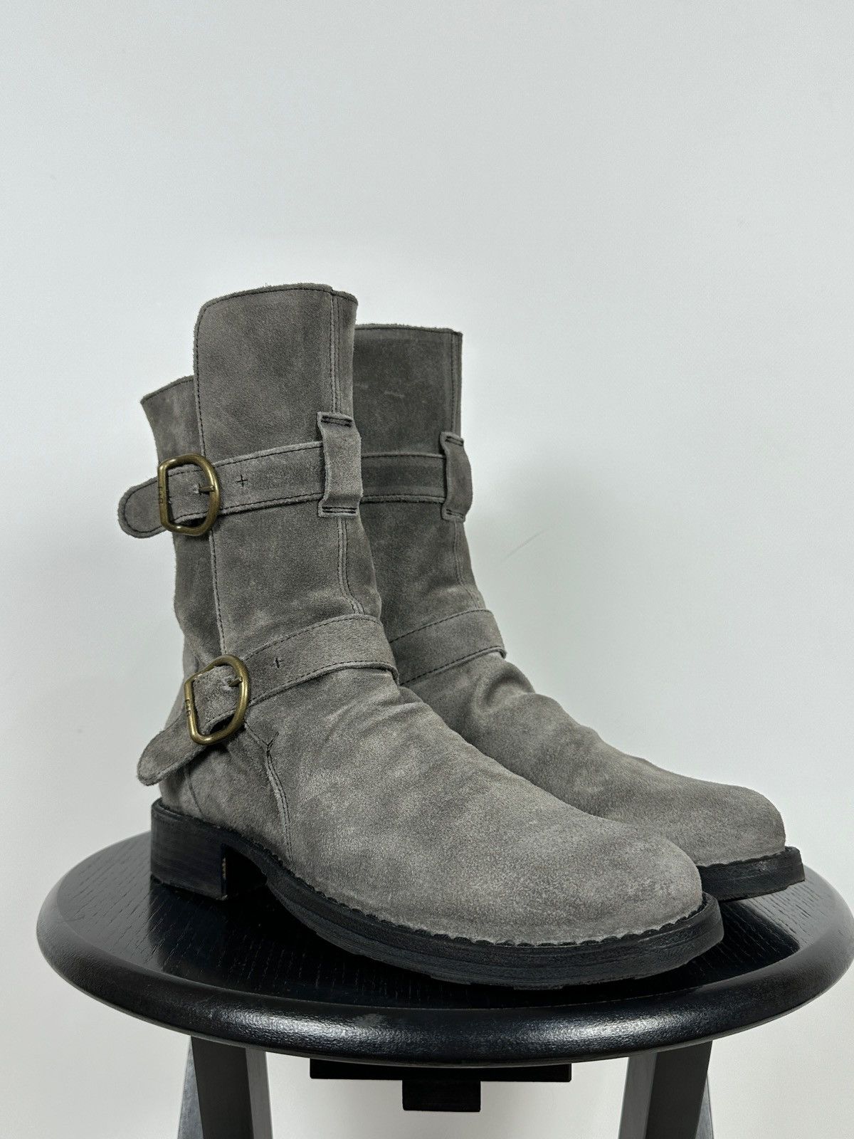 Fiorentini + Baker Fiorentini + Baker Eternity 2 Buckle Moto Ankle Suede Boots Size US 7 / IT 37 - 11 Thumbnail