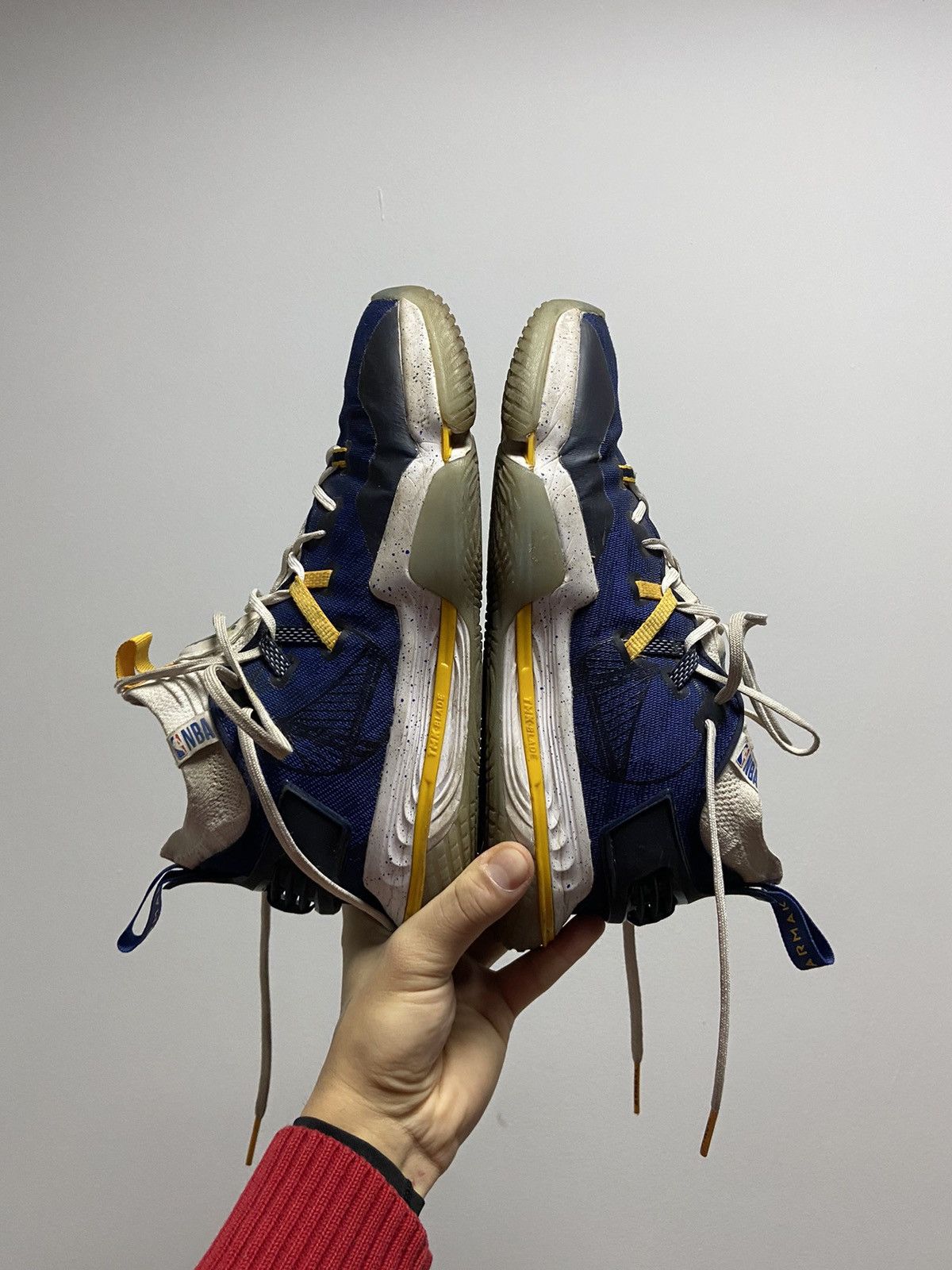 NBA × Vintage Tarmak Golden State Warriors basketball shoes 🏀 sneakers NBA Size US 12.5 / EU 45-46 - 6 Thumbnail