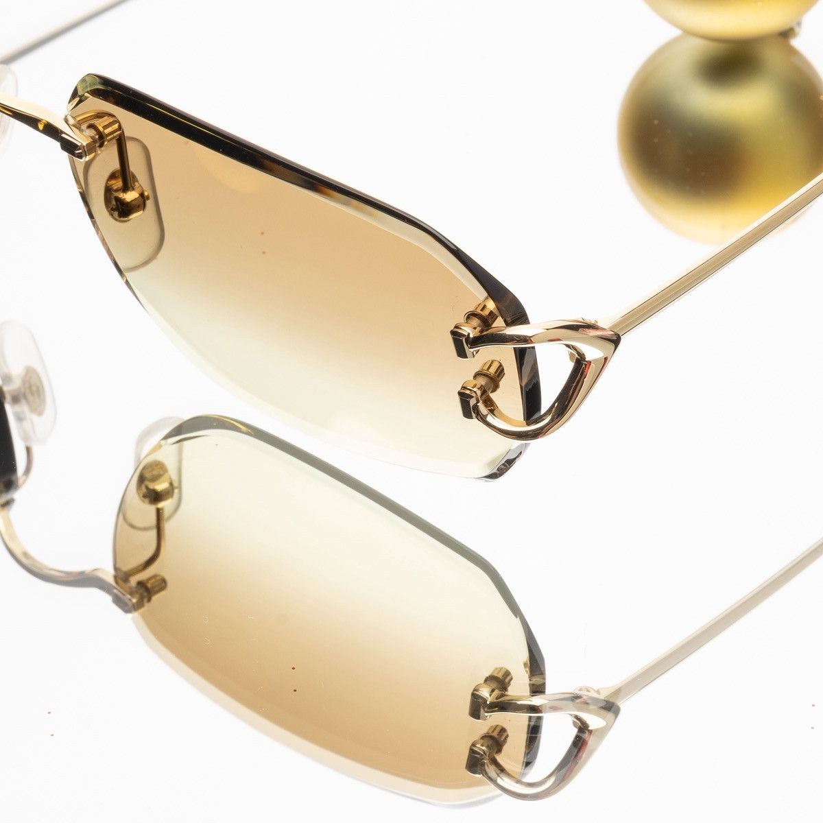 Cartier CARTIER CT0468S 004 SUNGLASSES Size ONE SIZE - 2 Thumbnail