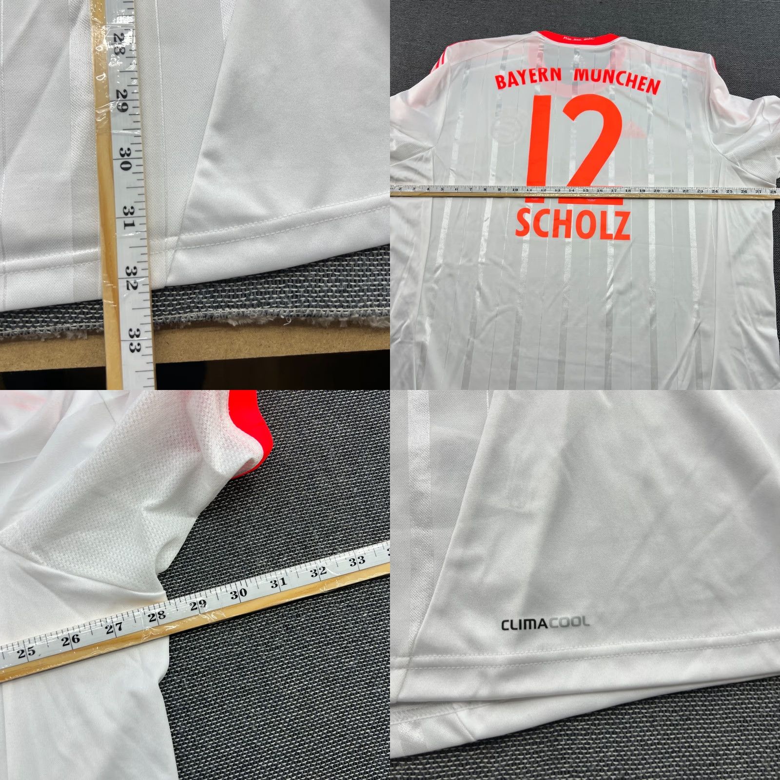 Adidas adidas Bayern Munich Shirt 3XL White Mens Soccer Jersey Size US XXL / EU 58 / 5 - 9 Thumbnail